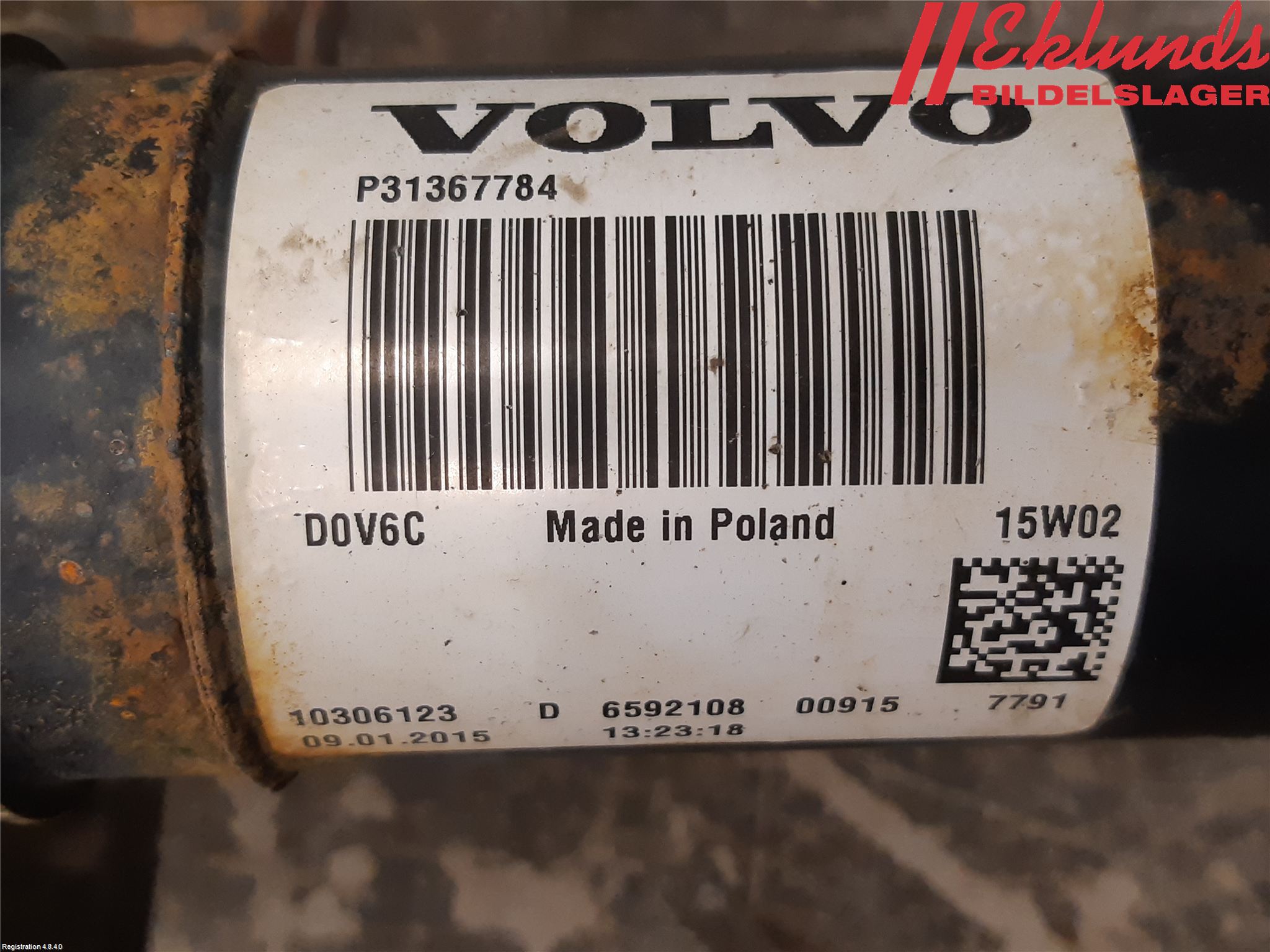 Volvo XC60 14-17 Mellanaxel Komp