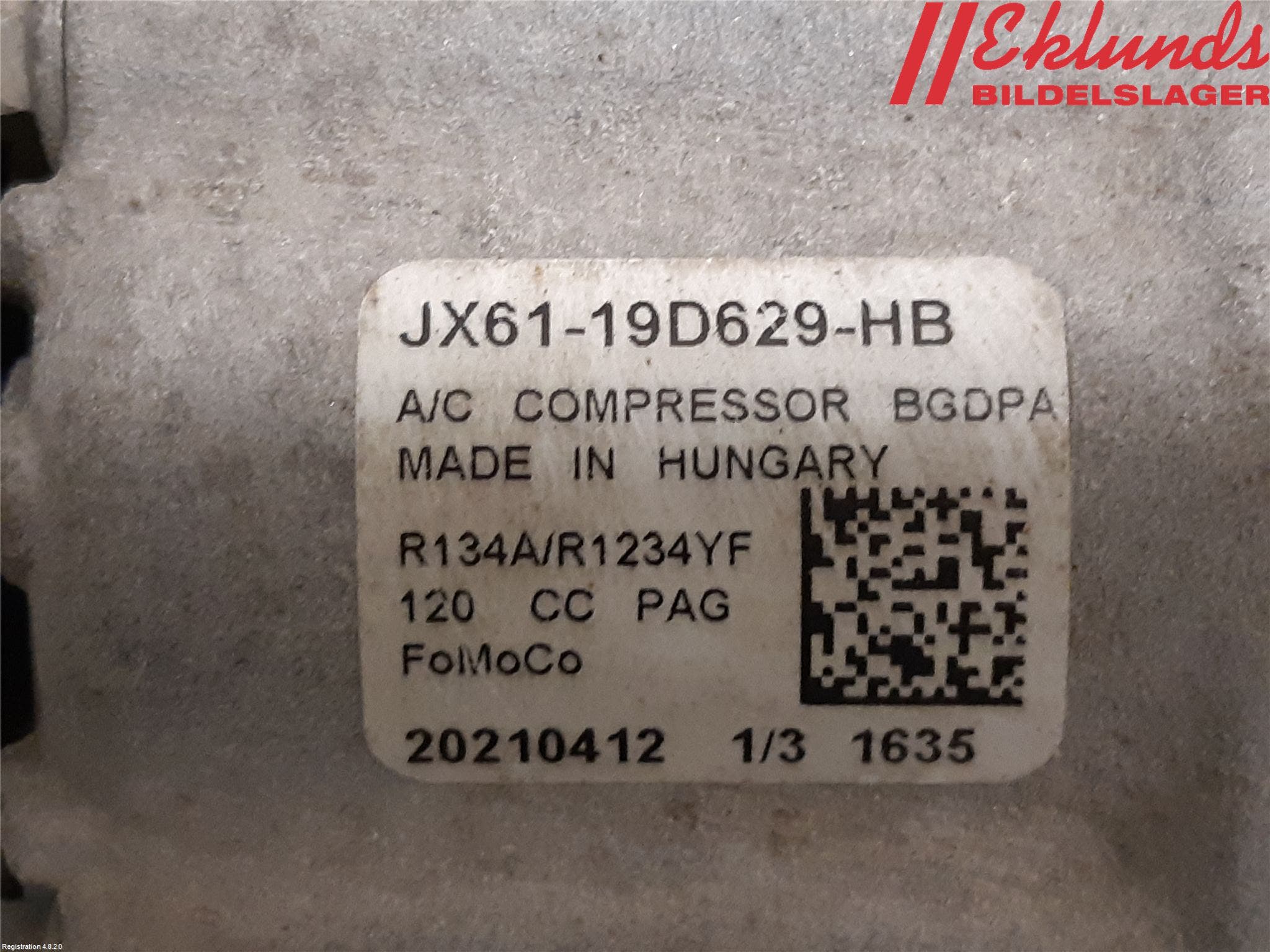 Ford TRANSIT/TOURNEO CONNECT 13-22 Ac Kompressor