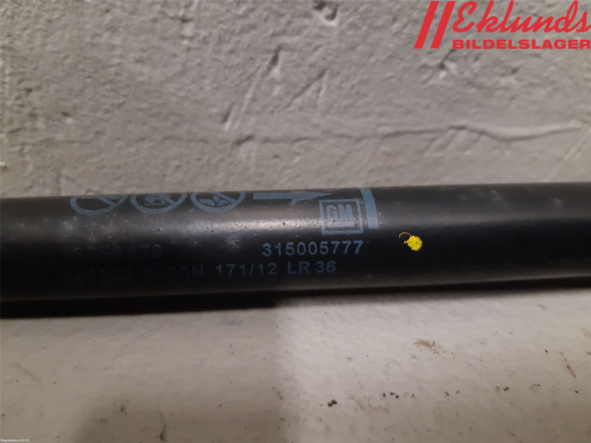 Opel ASTRA J 10-15 Gasfjäder Baklucka