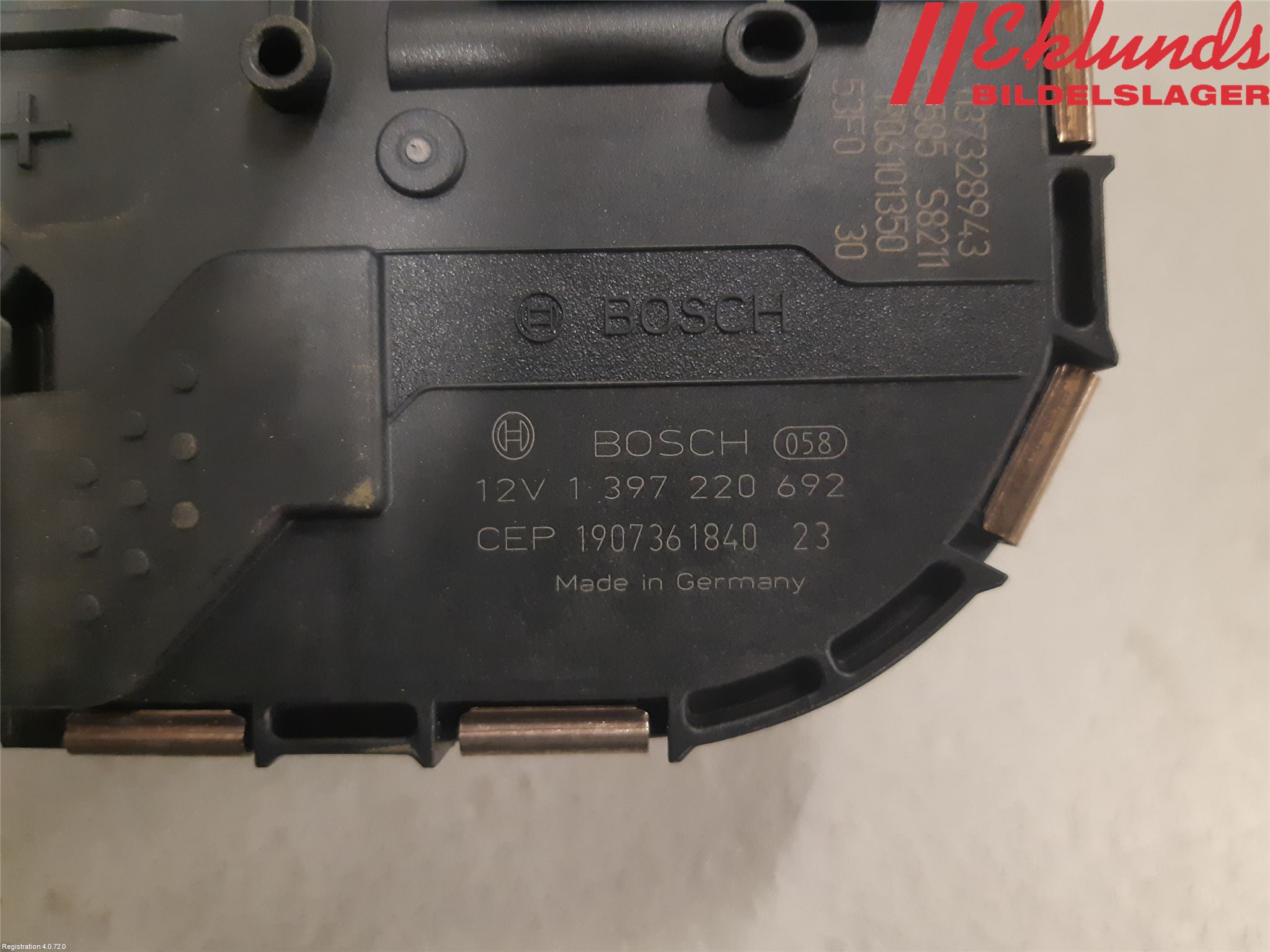 Audi A3/S3 8V 13-20 Torkarmotor Vindruta