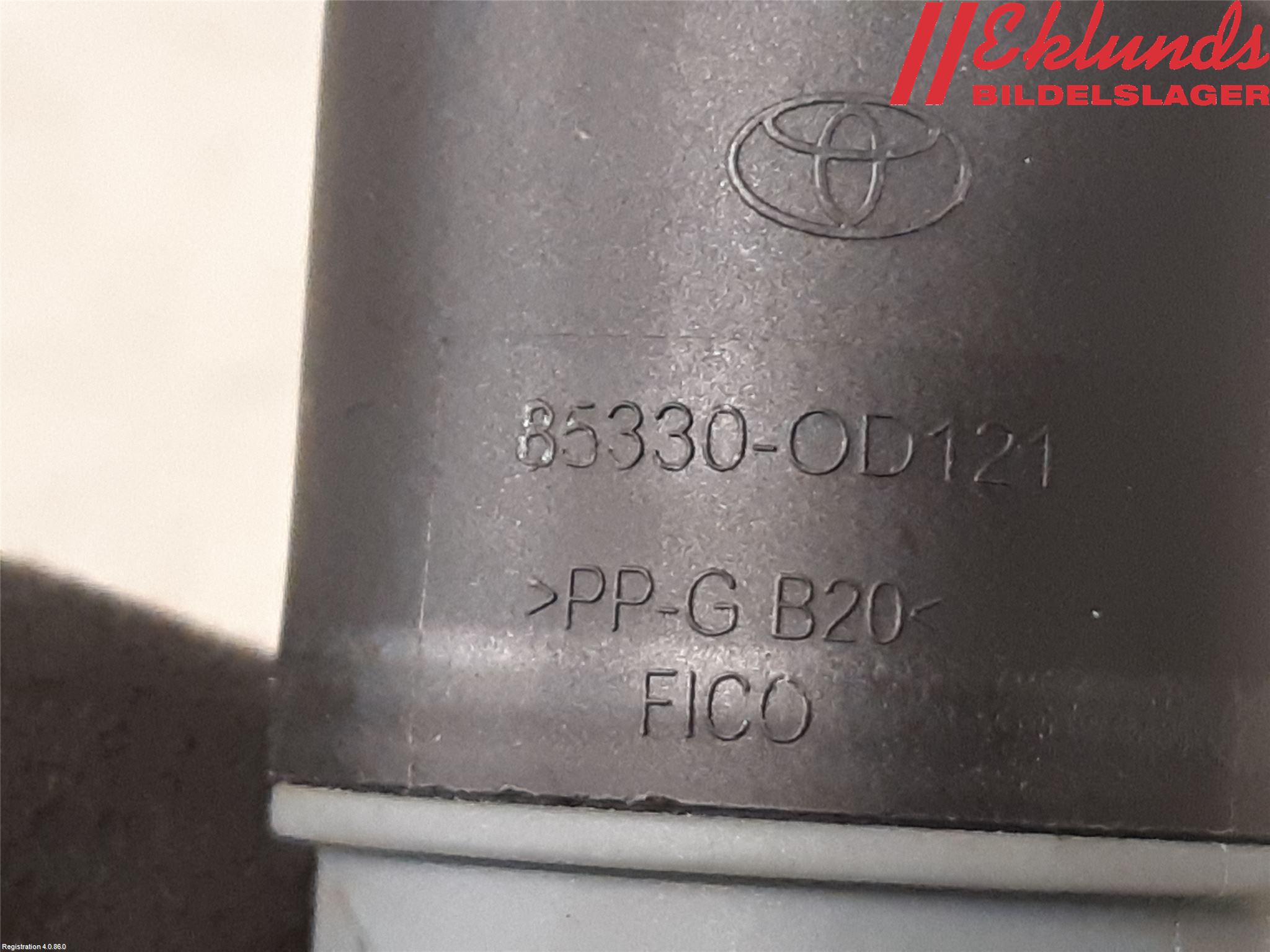Toyota YARIS XP130 15-20 Spolarpump Vindruta