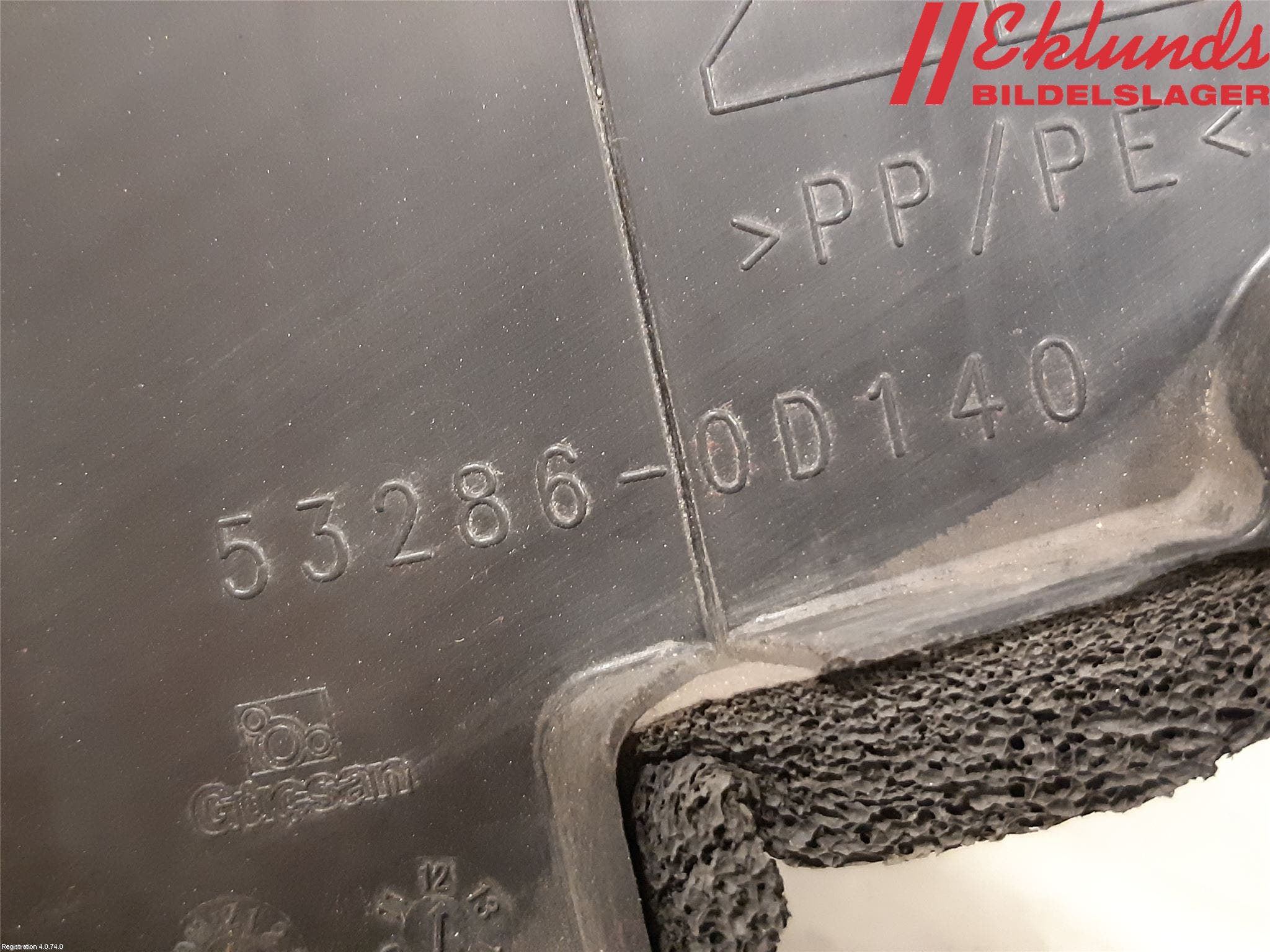 Toyota YARIS XP130 12-14 Deflektor Plåt-Plast Kylning