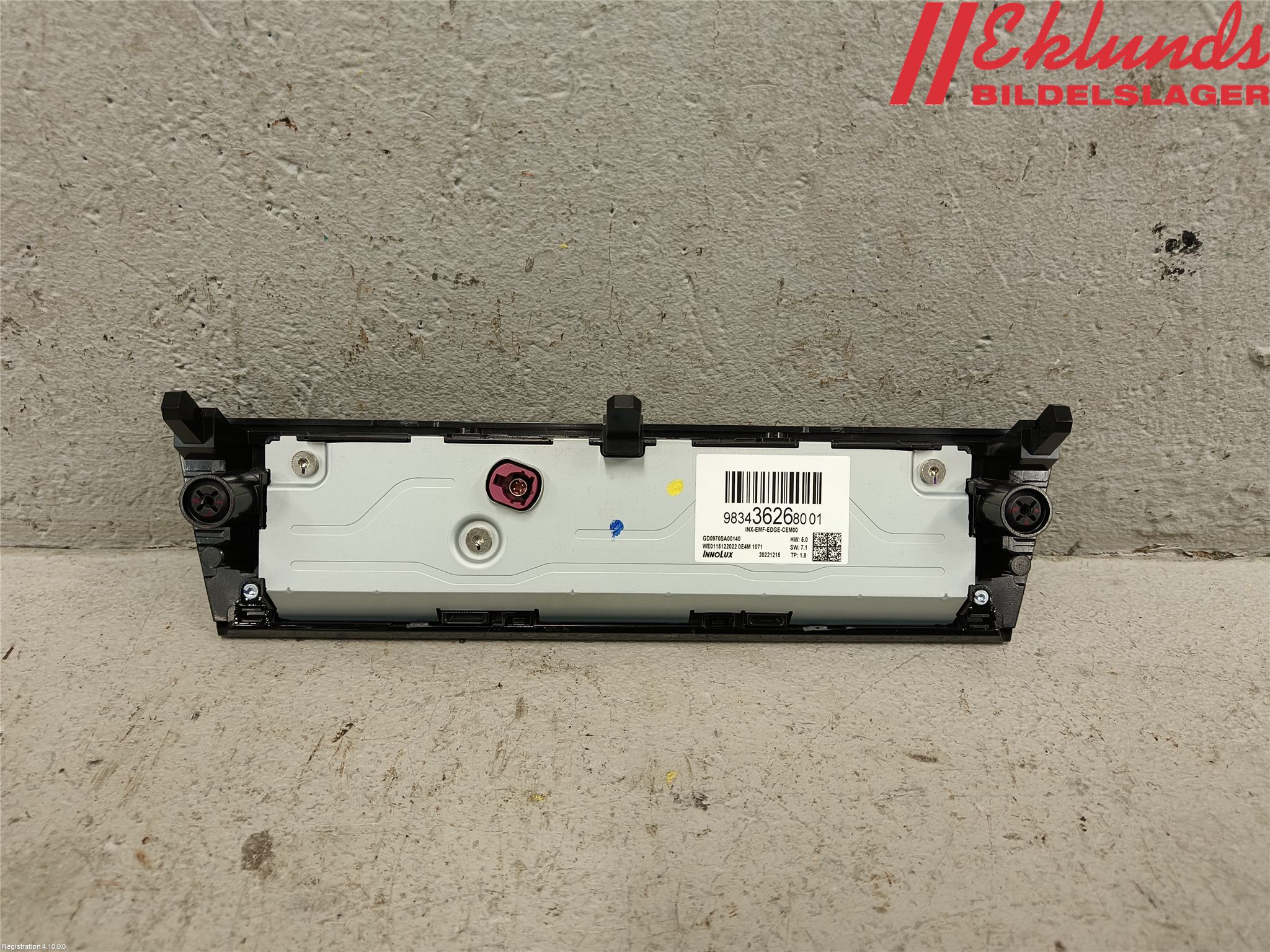 Peugeot 308/E-308 21- Kontrolldisplay