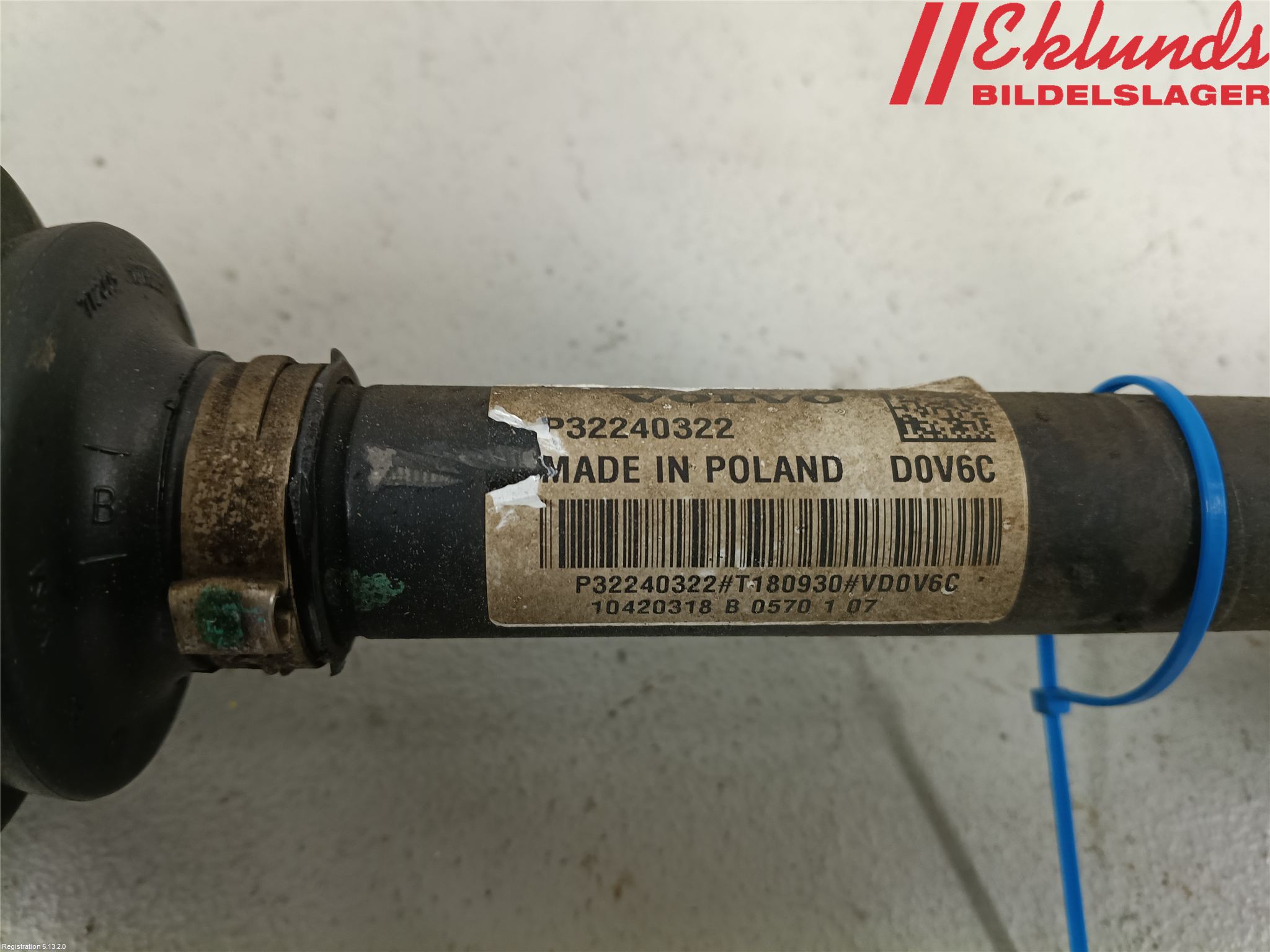 Volvo V90 17->> Drivaxel Fram Höger