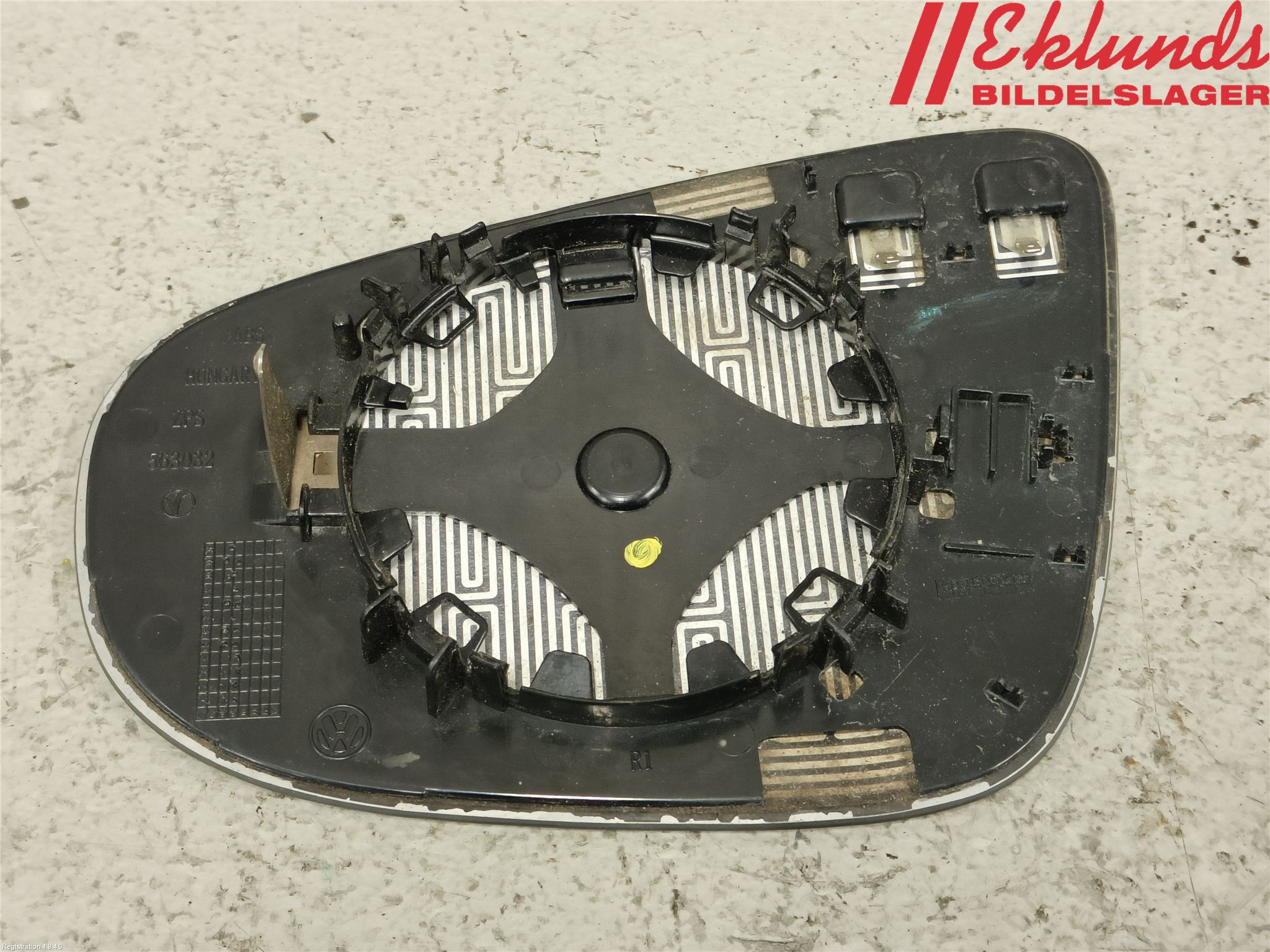 Volkswagen VW GOLF VI 09-13 Spegelglas Hö