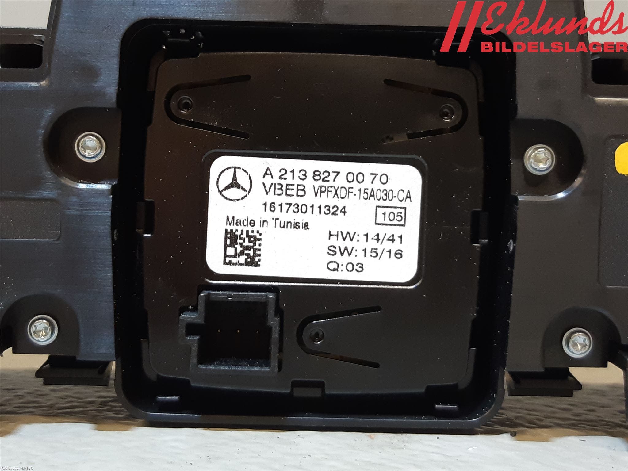 Mercedes-Benz MB E-KLASS (W213) 16-23 Strömställare Multifunktion