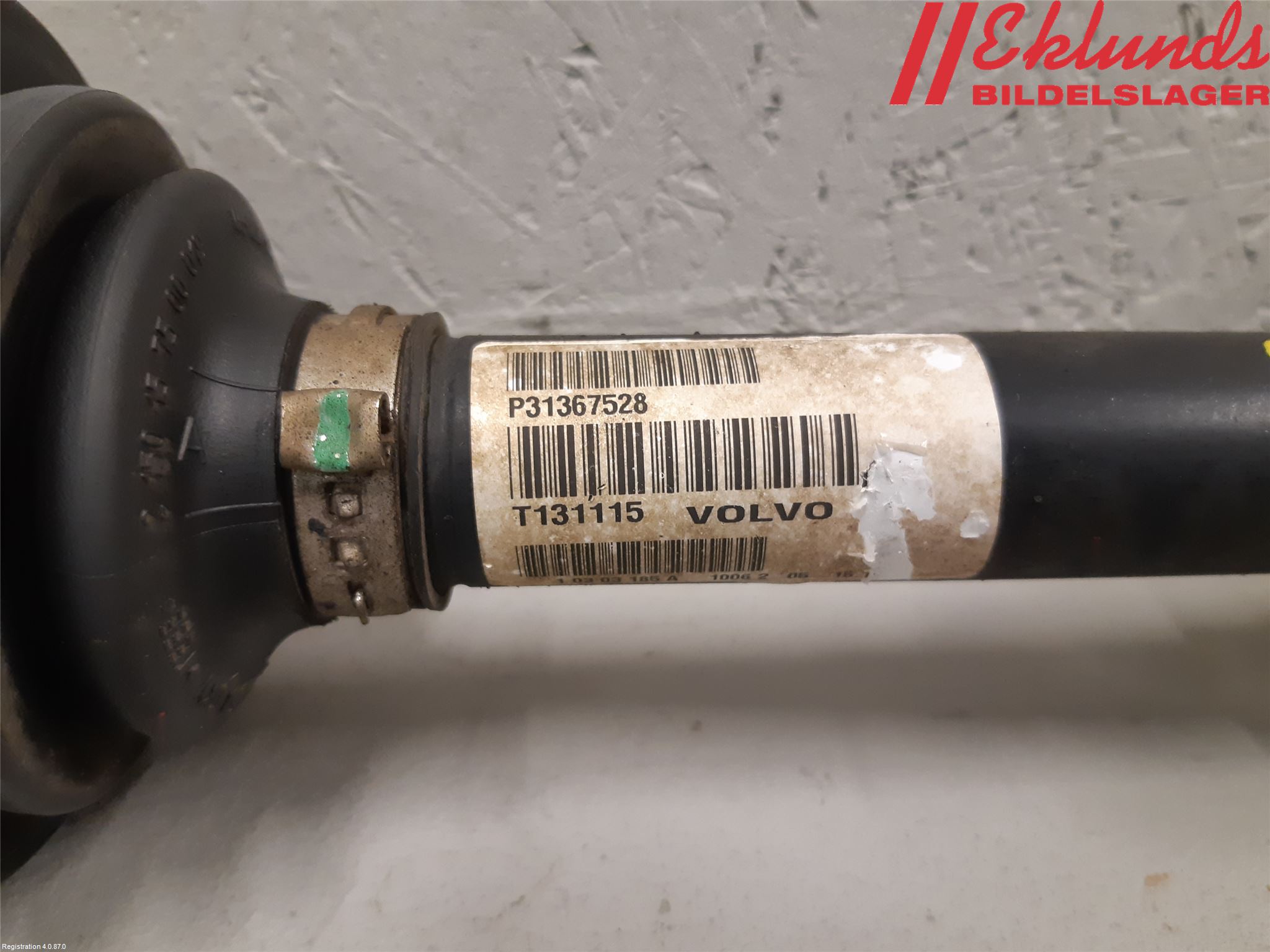 Volvo V60 14-18 Drivaxel Fram Vänster