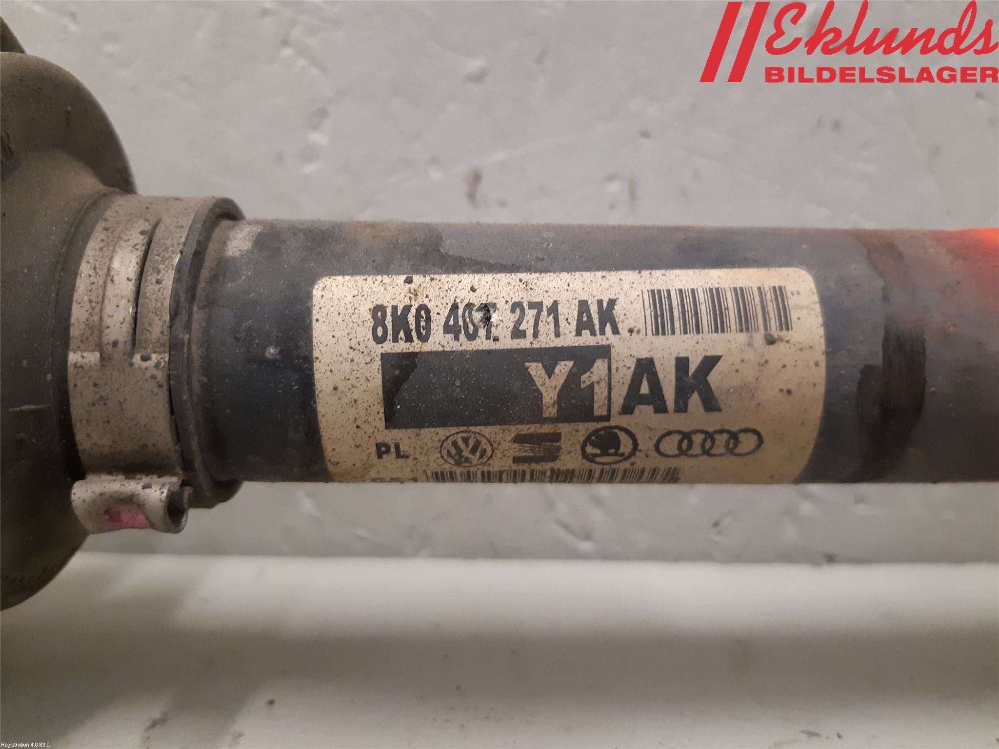 Audi A4 12-15 Drivaxel Fram Vänster