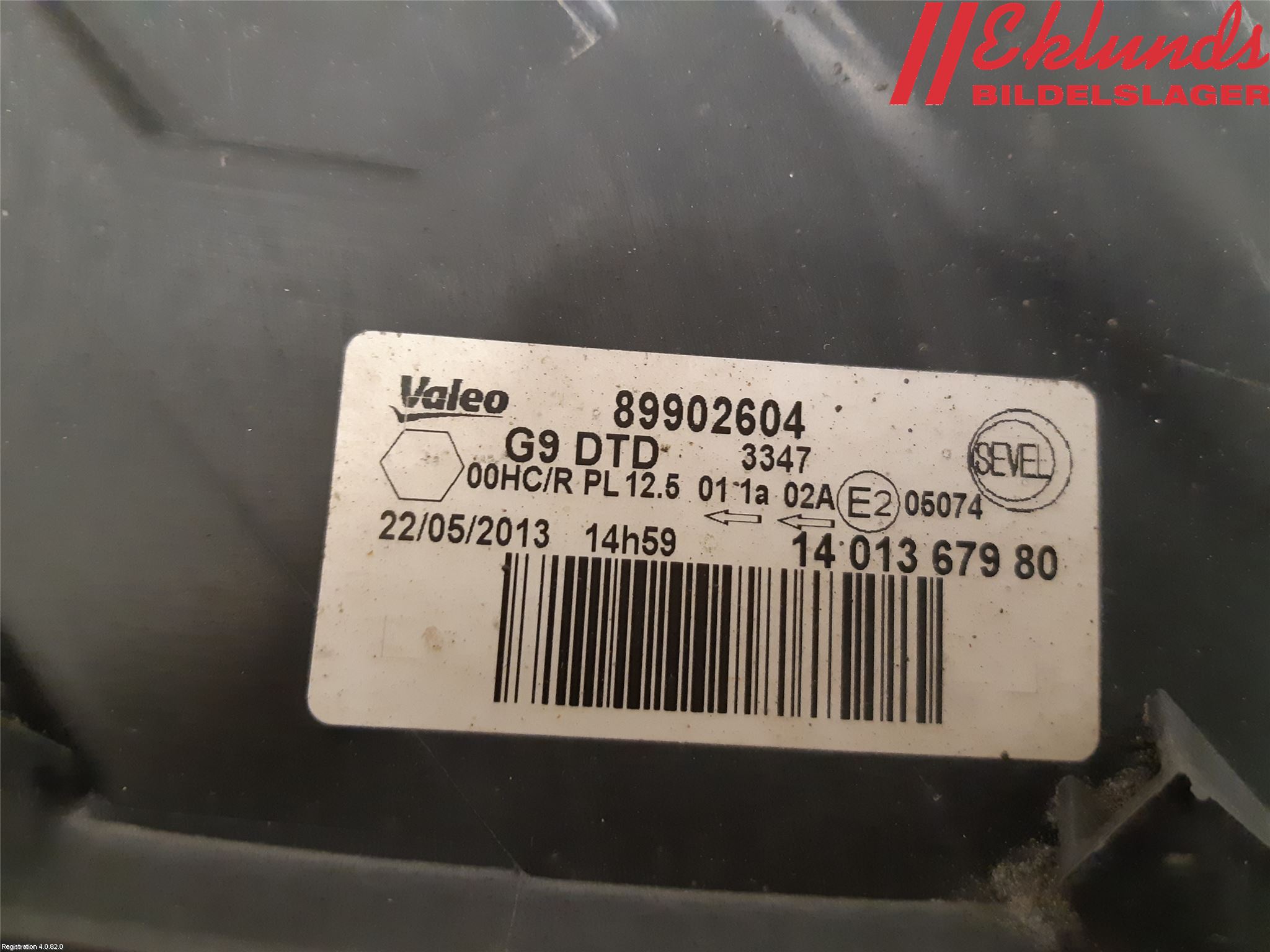 Fiat SCUDO 07-16 Strålkastare Höger