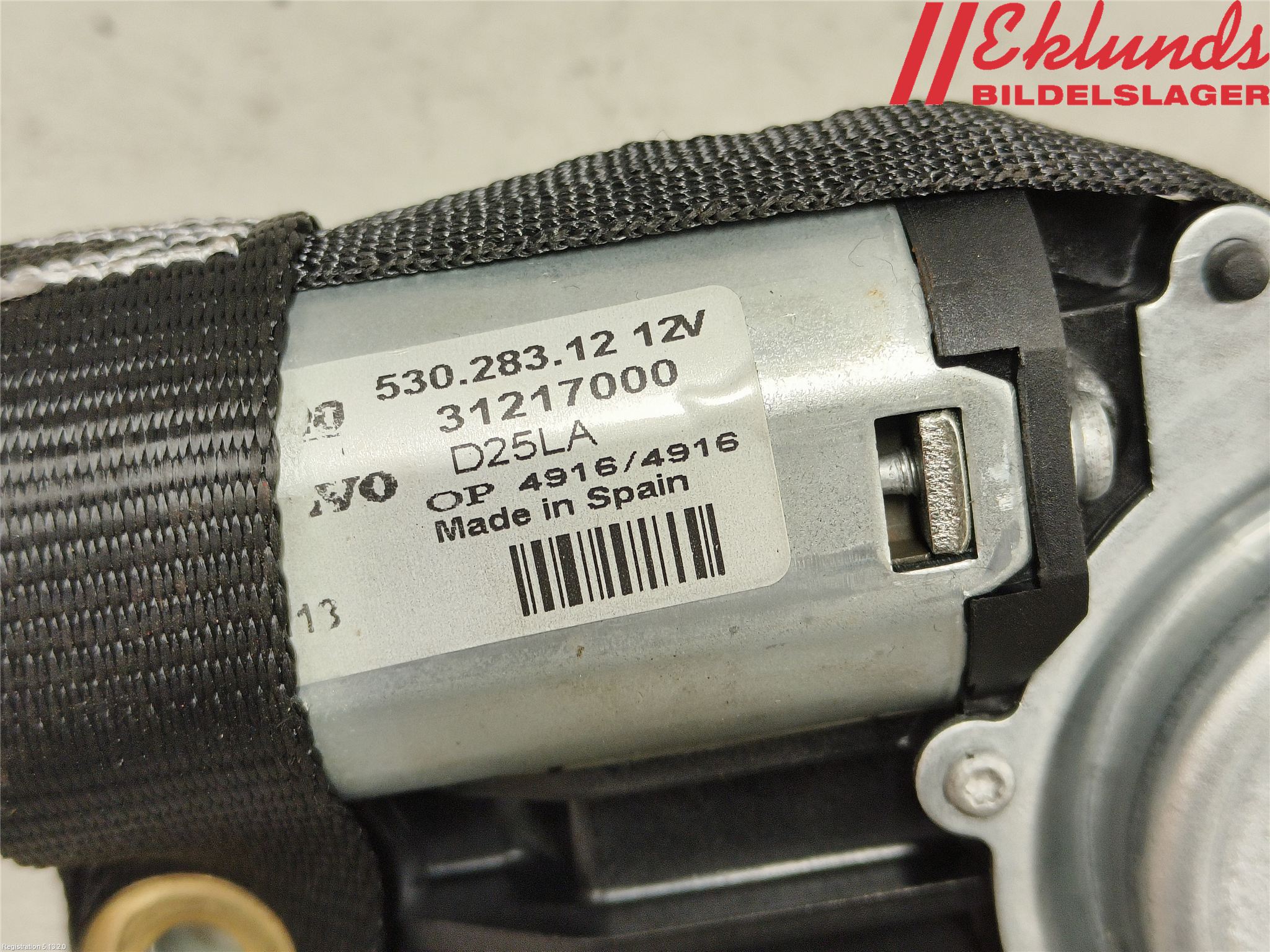 Volvo C30 07-10 Torkarmotor Baklucka