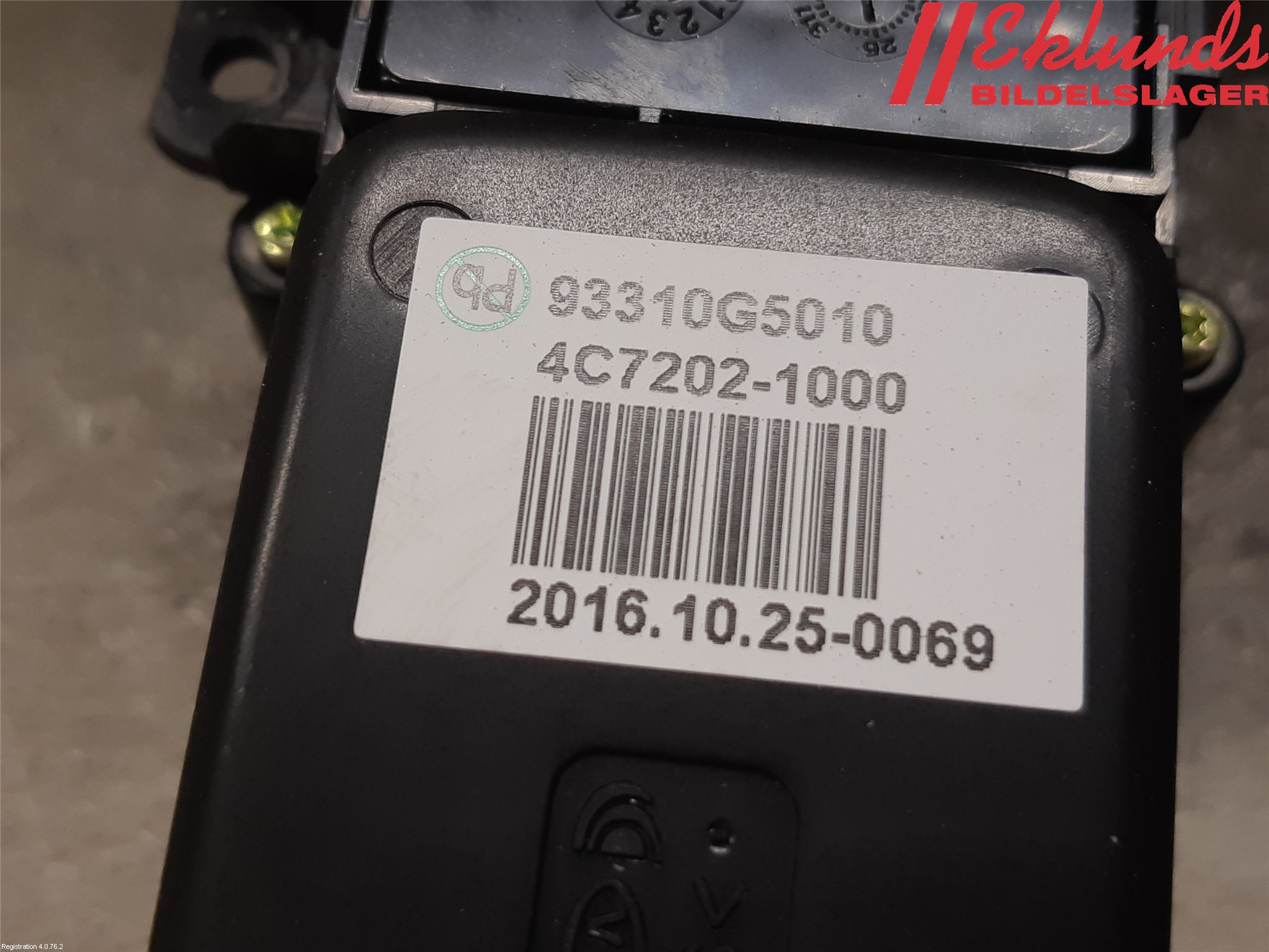 Kia NIRO (DE) 17-22 Strömställare Stolvärme