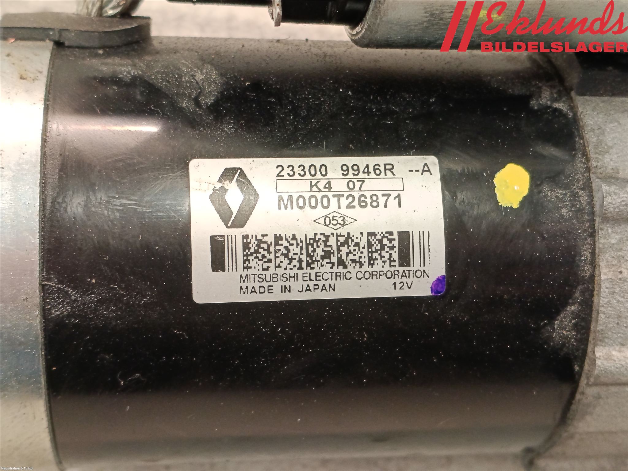 Mercedes-Benz MB CITAN/EQT (W420) 22- Startmotor Diesel