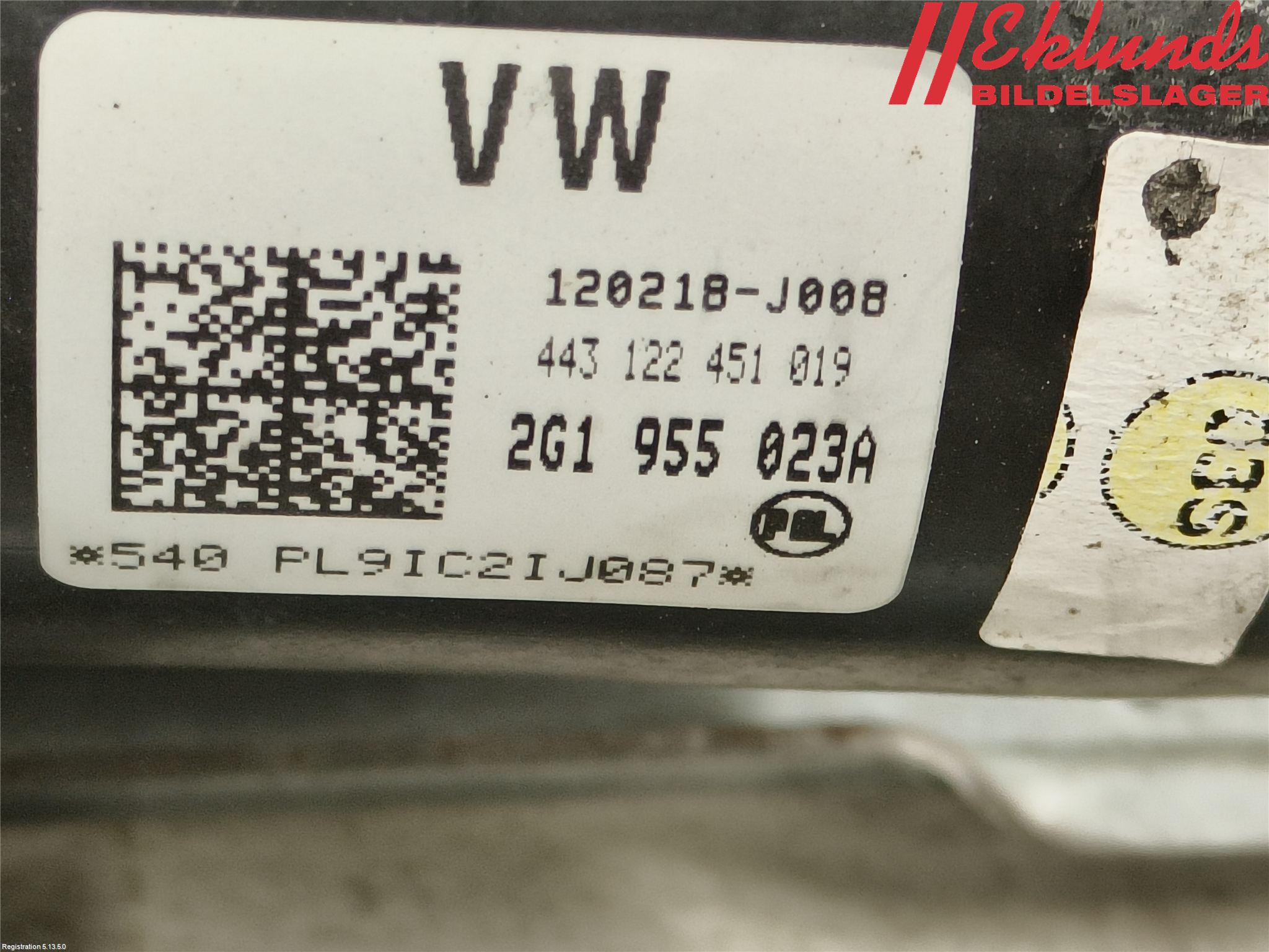 Volkswagen VW POLO VI 18->> Torkarmekanism Vindruta