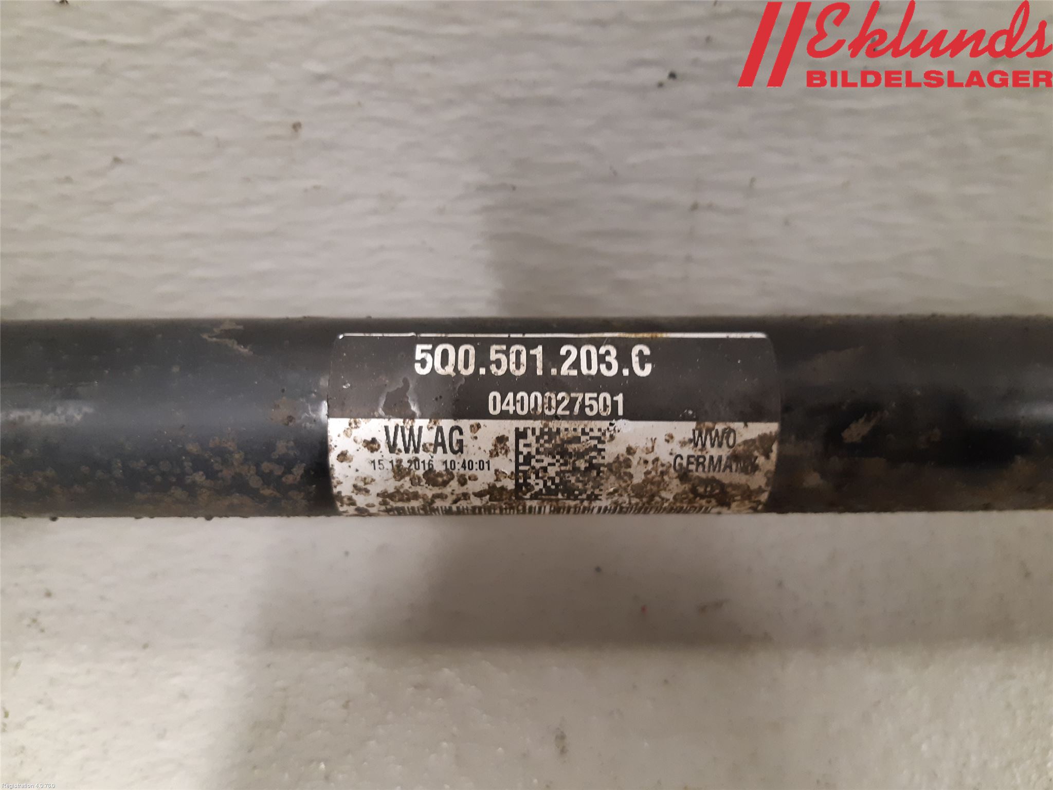 Audi Q2/SQ2 17- Drivaxel Bak Vänster