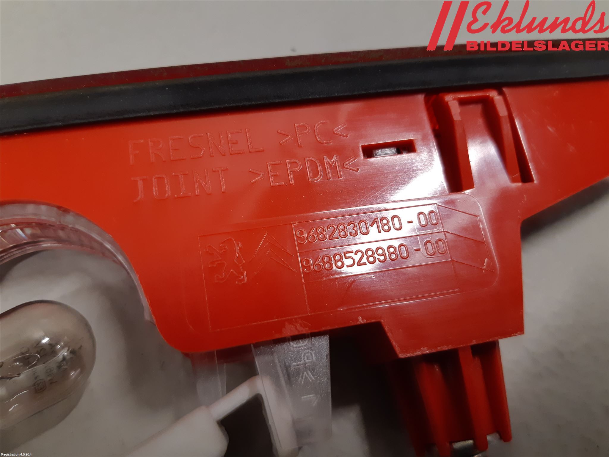 Citroen BERLINGO 08-18 Bromsljus Bakruta