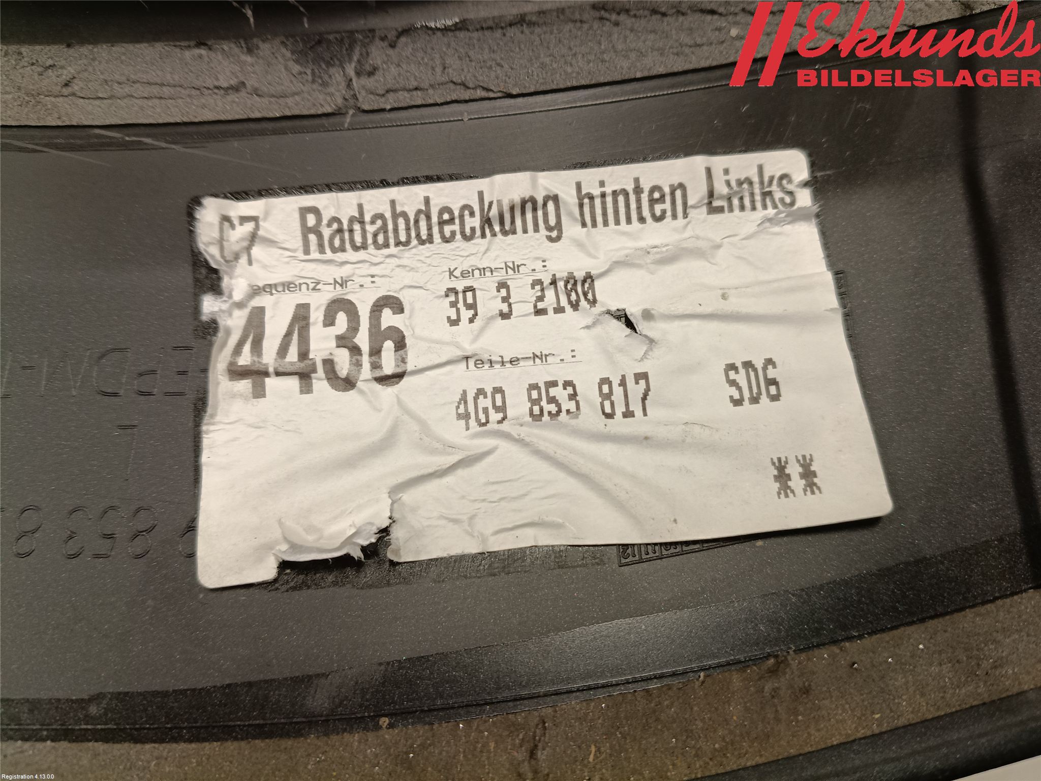 Audi A6 ALLROAD 12-18 Skärmbreddare