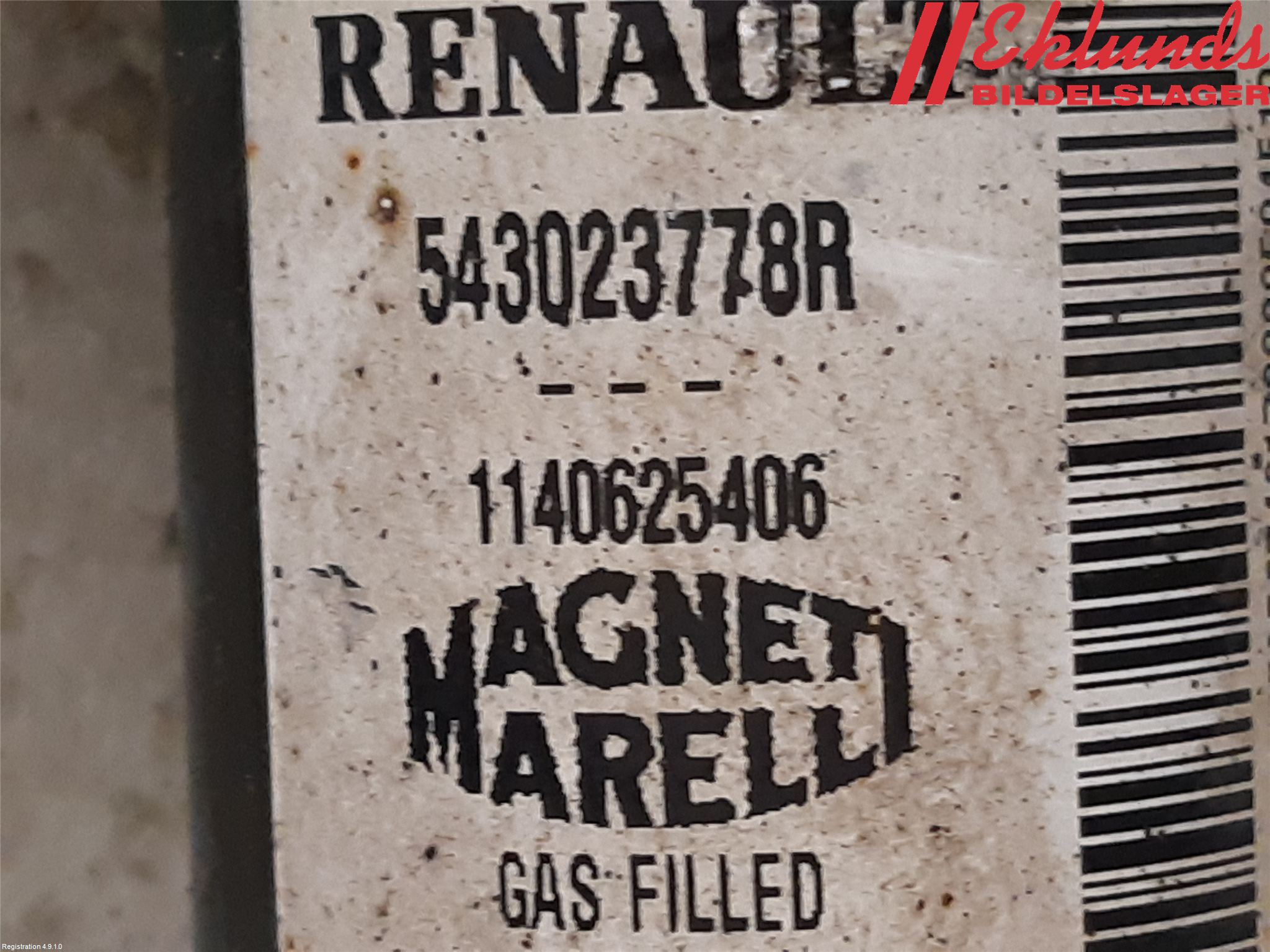 Dacia DOKKER 13- Fjäderben Fram Höger