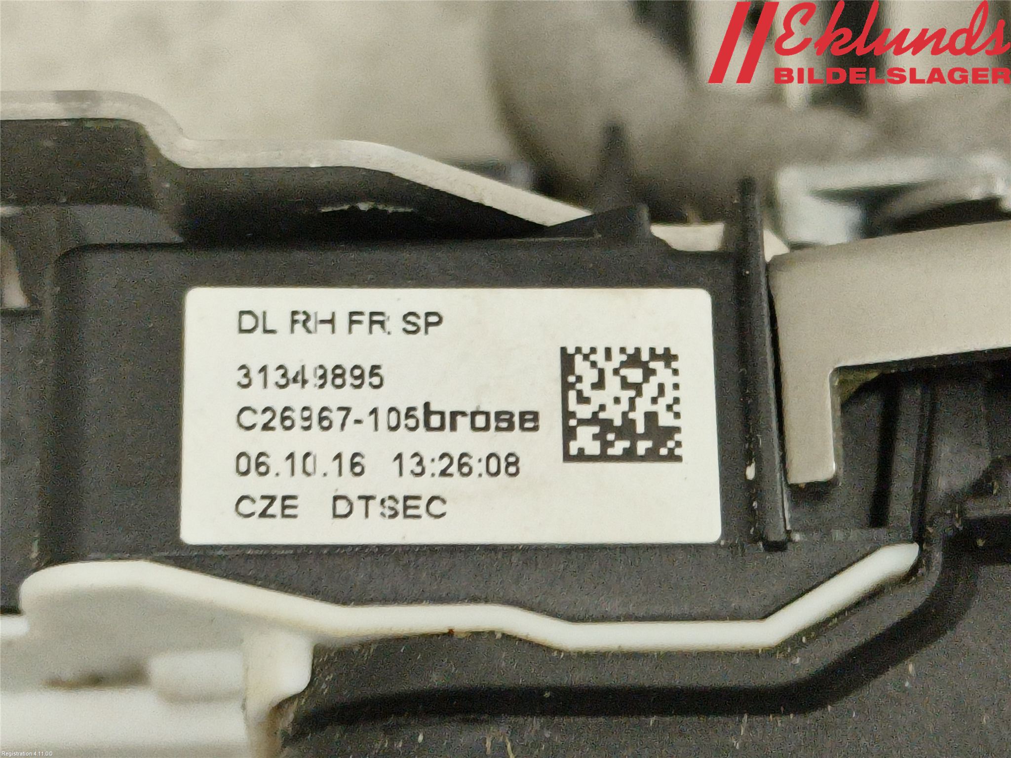 Volvo S90 17->> Låskista-Dörrlås