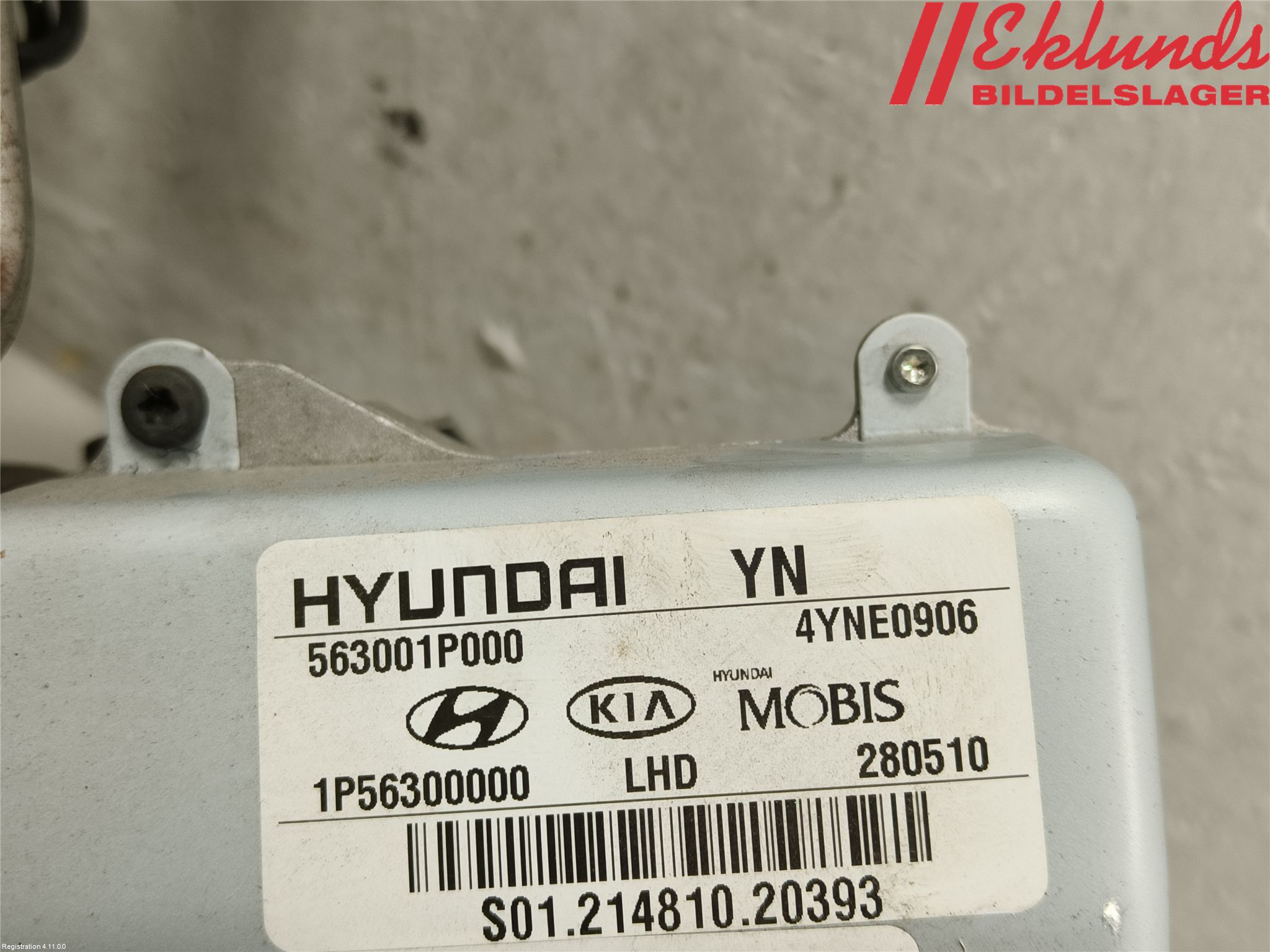Kia VENGA 10-19 Rattaxelagg Med Inb Servo