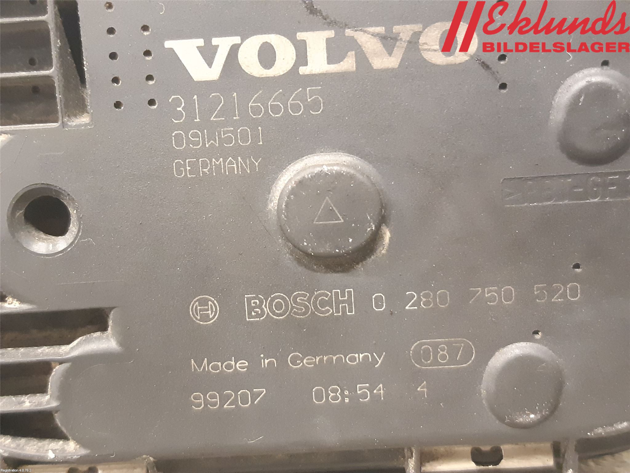 Volvo V70 08-13 Injspjällhus