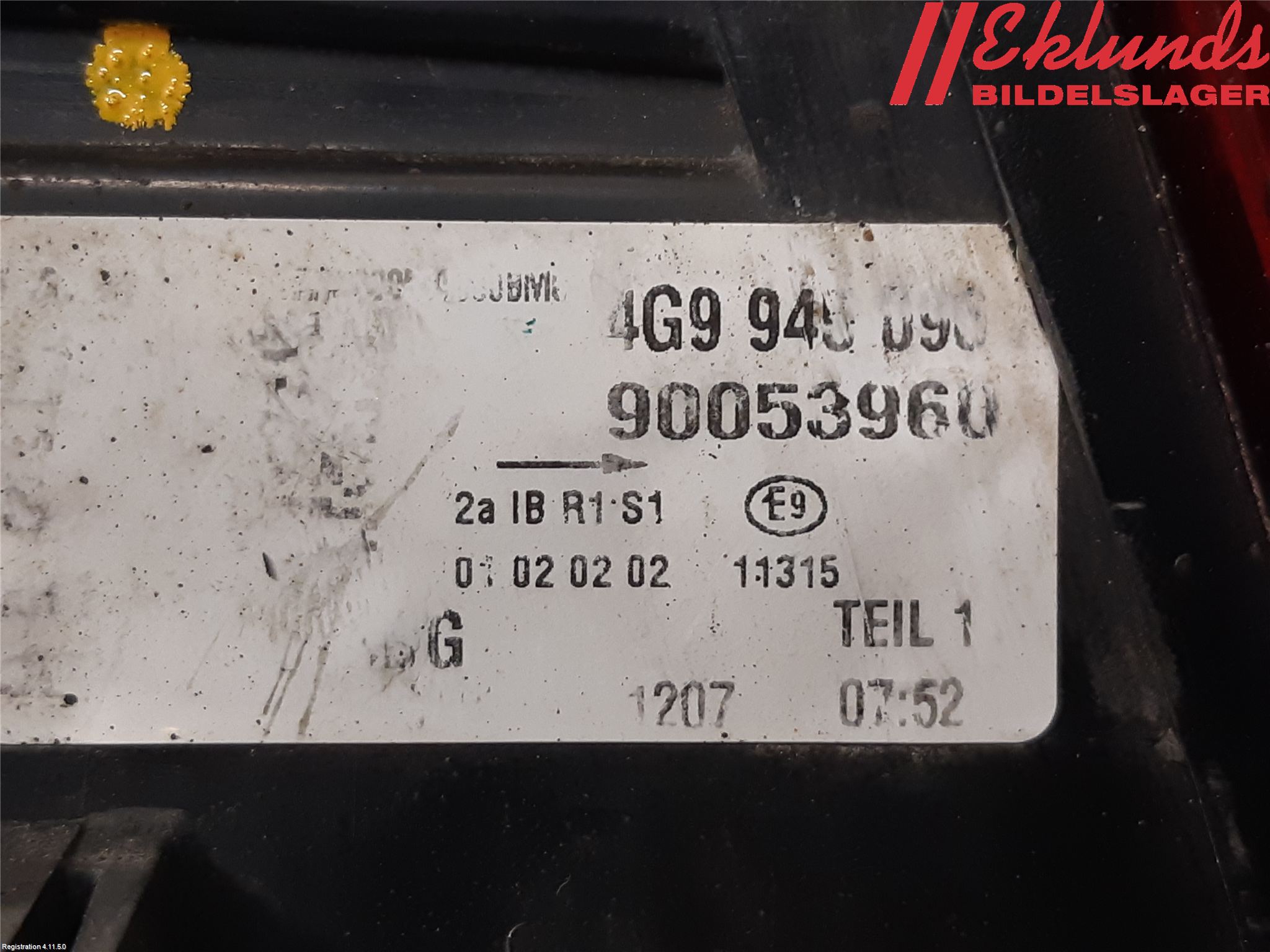 Audi A6/S6 4G 11-18 Bakljus Höger