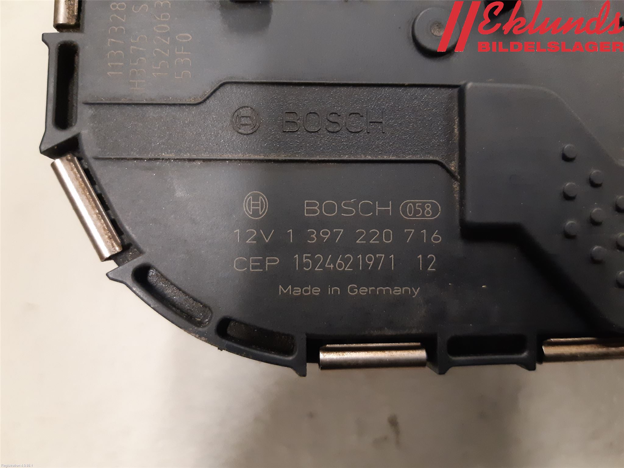 Audi A6/S6 4G 11-18 Torkarmotor Vindruta