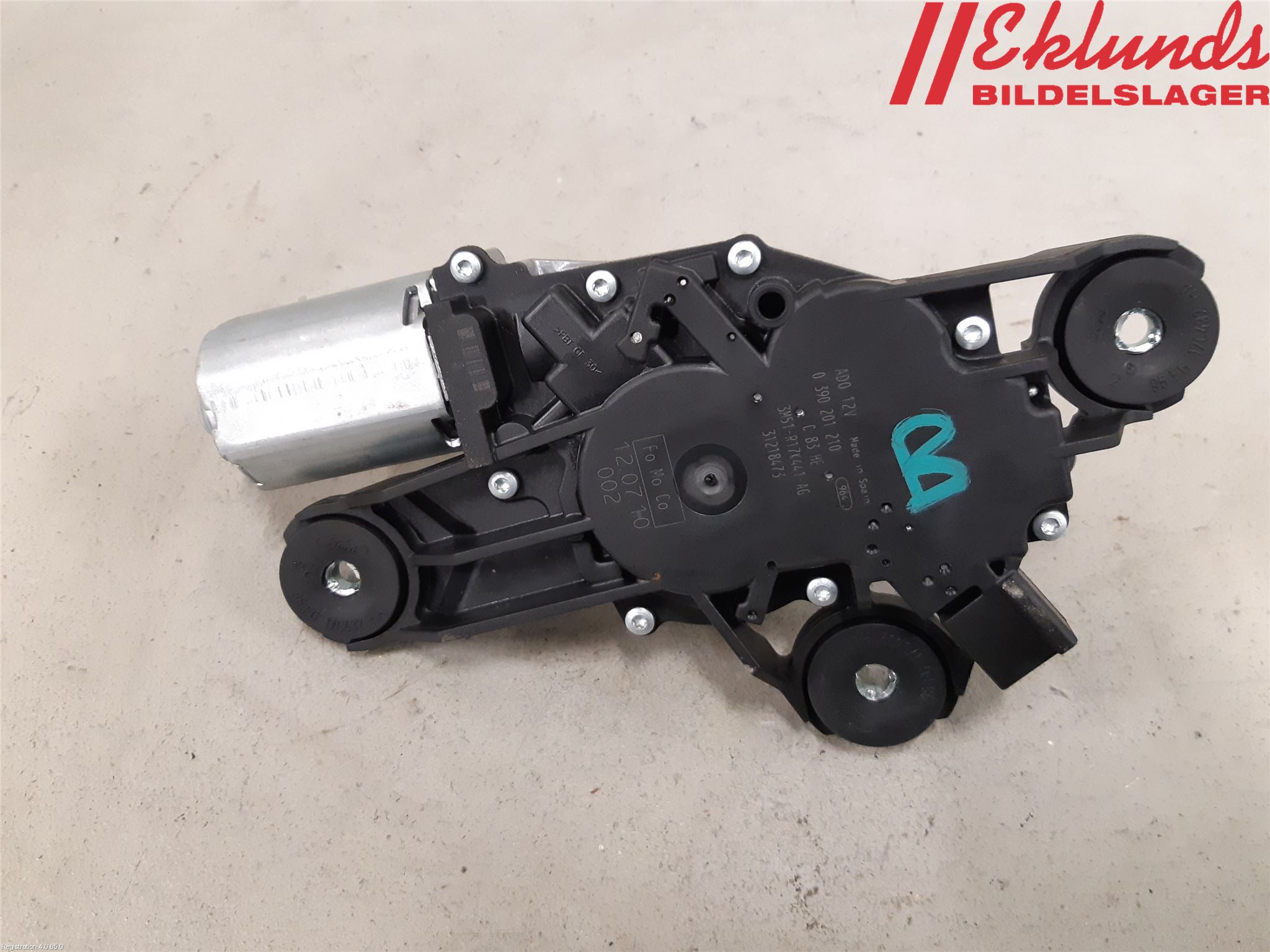 Ford S-MAX 06-15 Torkarmotor Baklucka