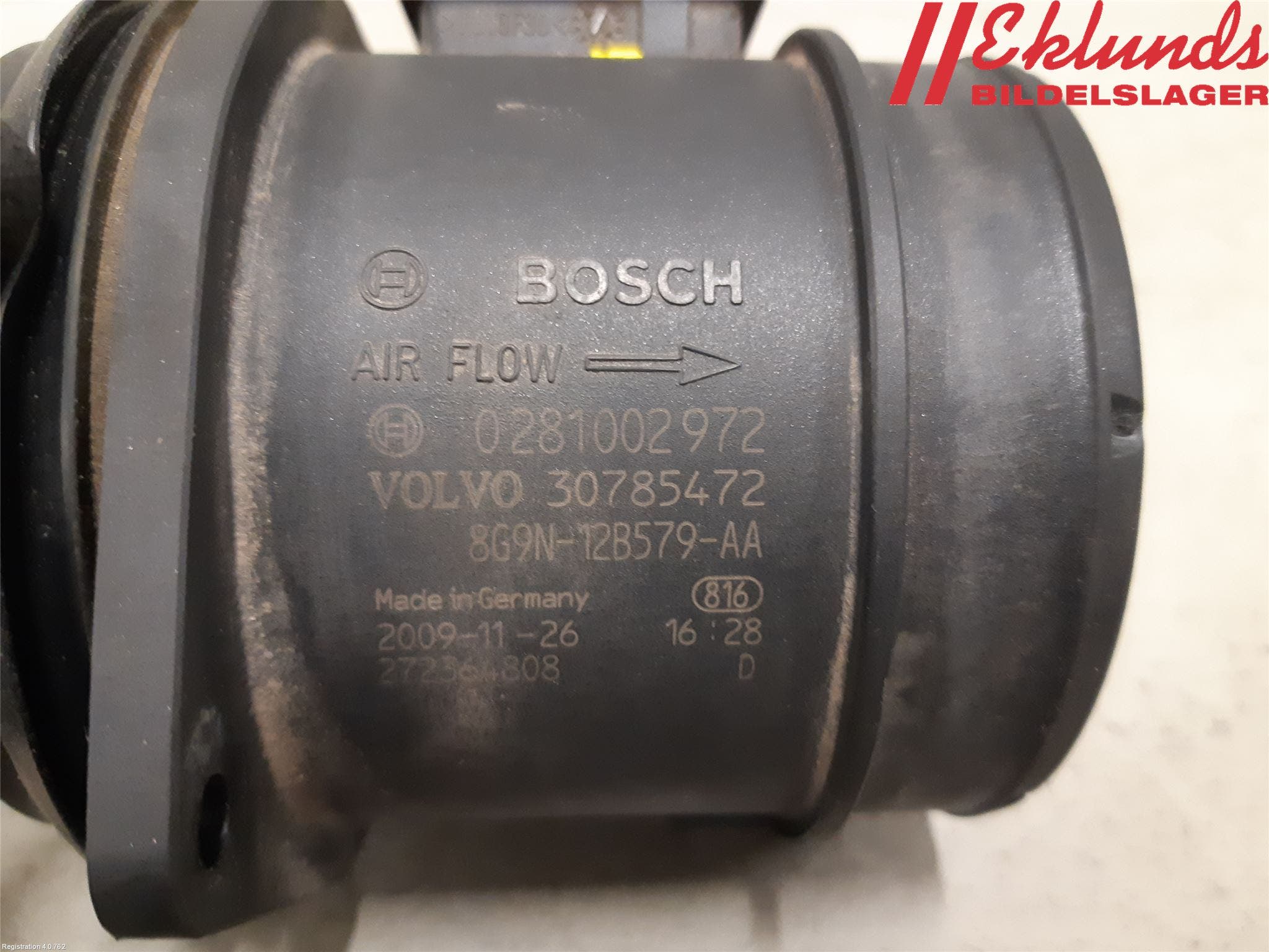 Volvo V70 08-13 Injluftmassamätare