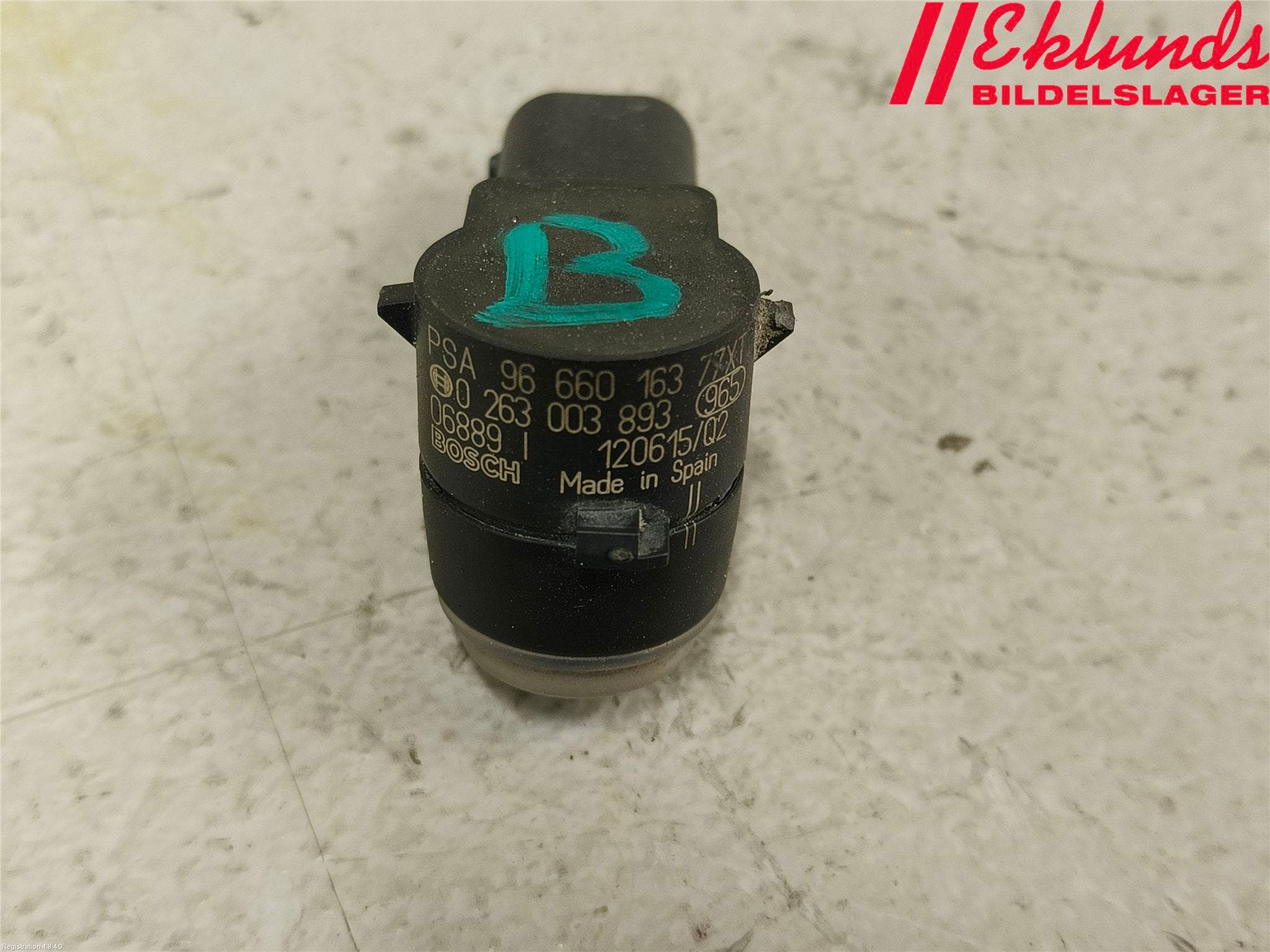 Citroen DS5 Parkeringshjälp Backsensor