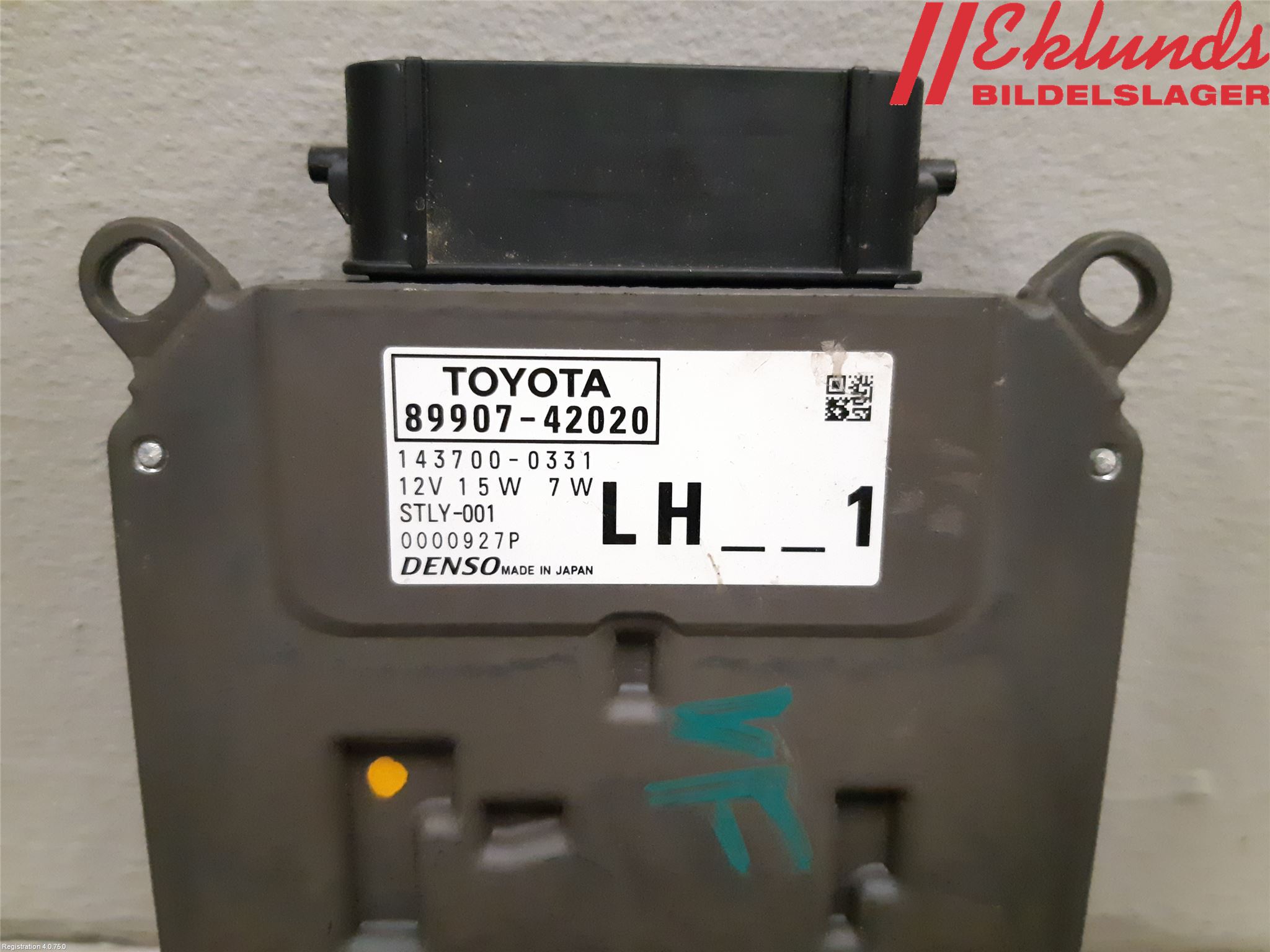 Toyota RAV4 19- Styrenhet Strålkastare