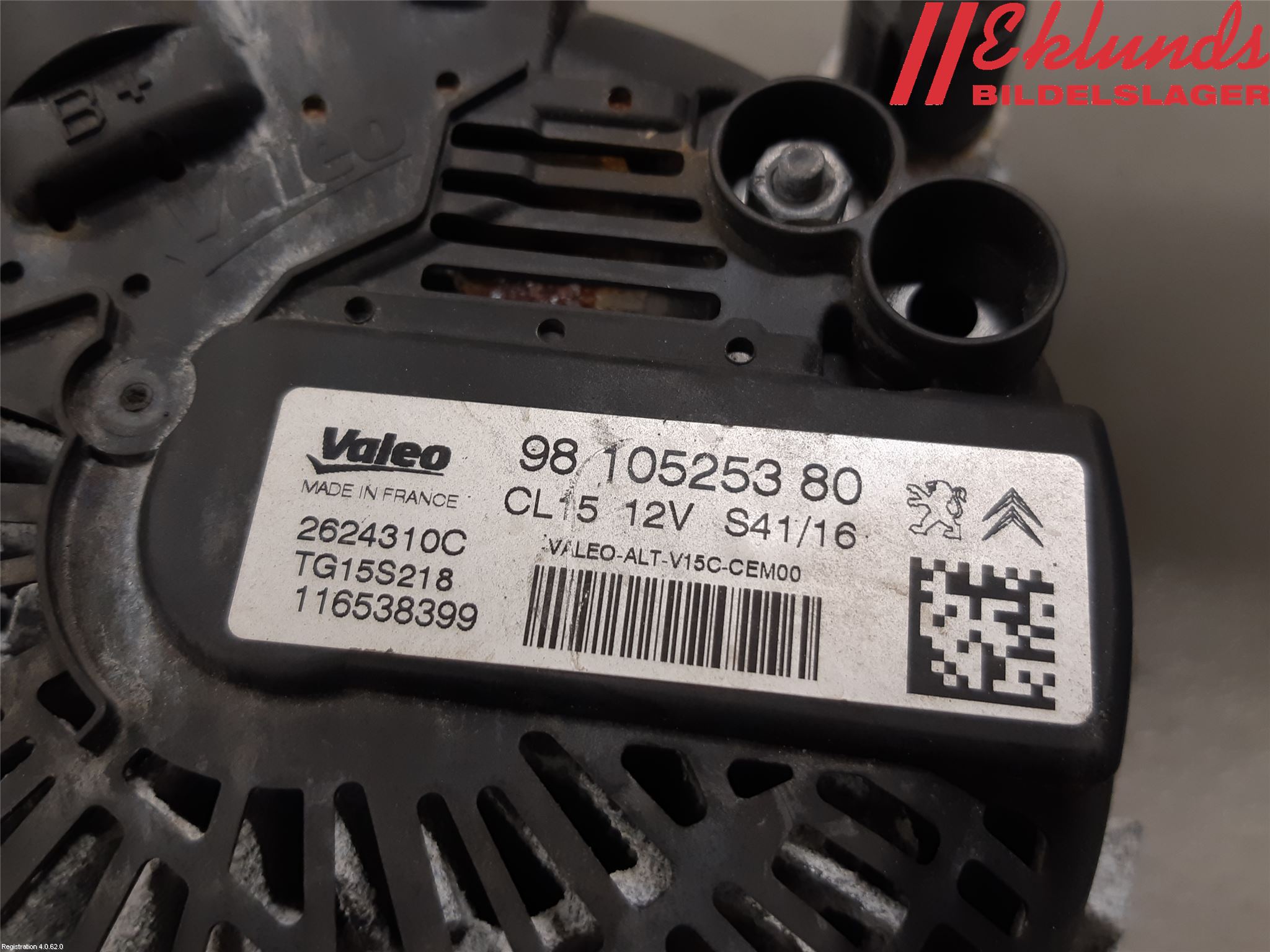 Citroen BERLINGO 08-18 Generator