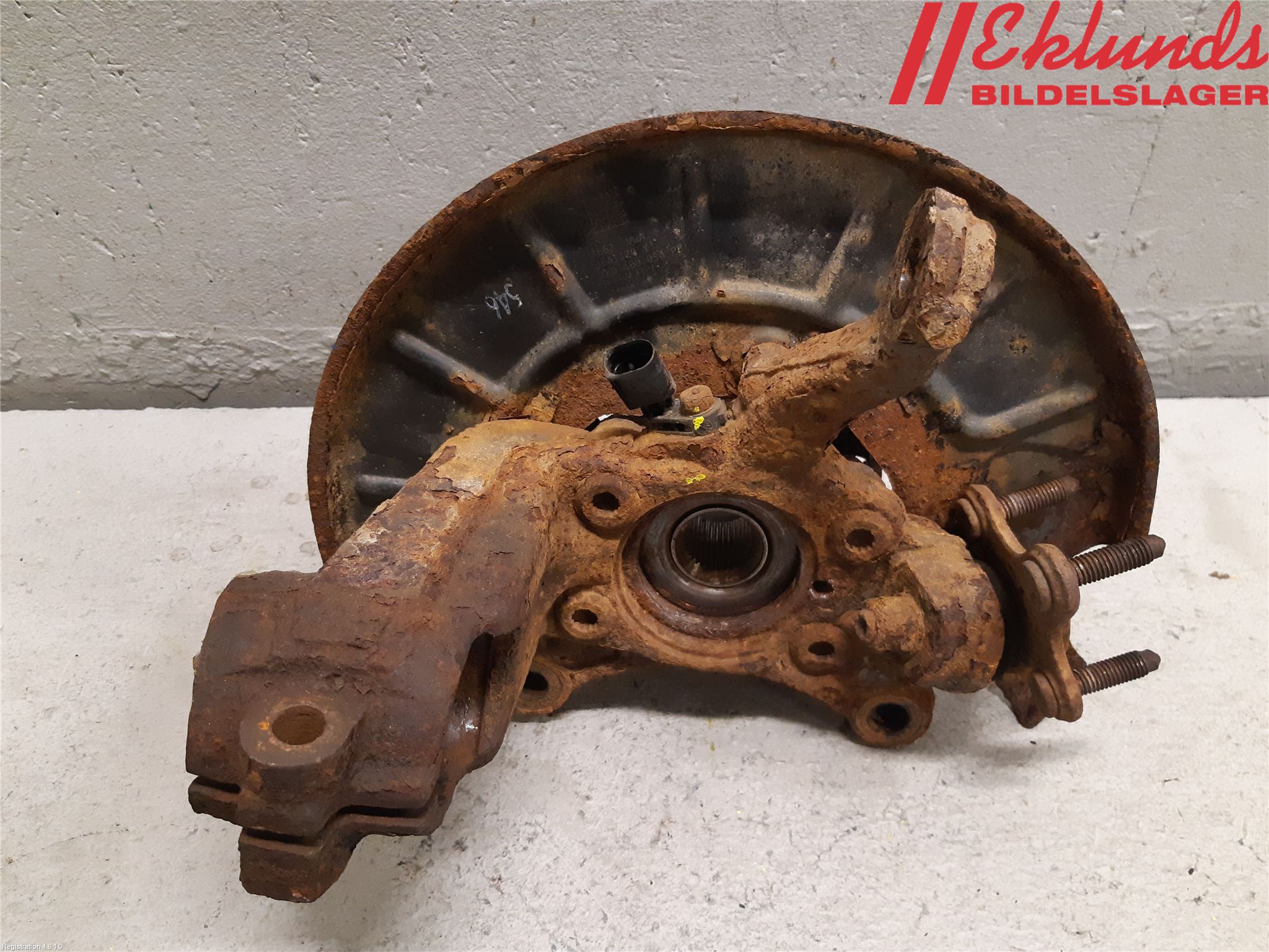 Volkswagen VW CADDY 11-15 Styrspindel Lagerhus Hö