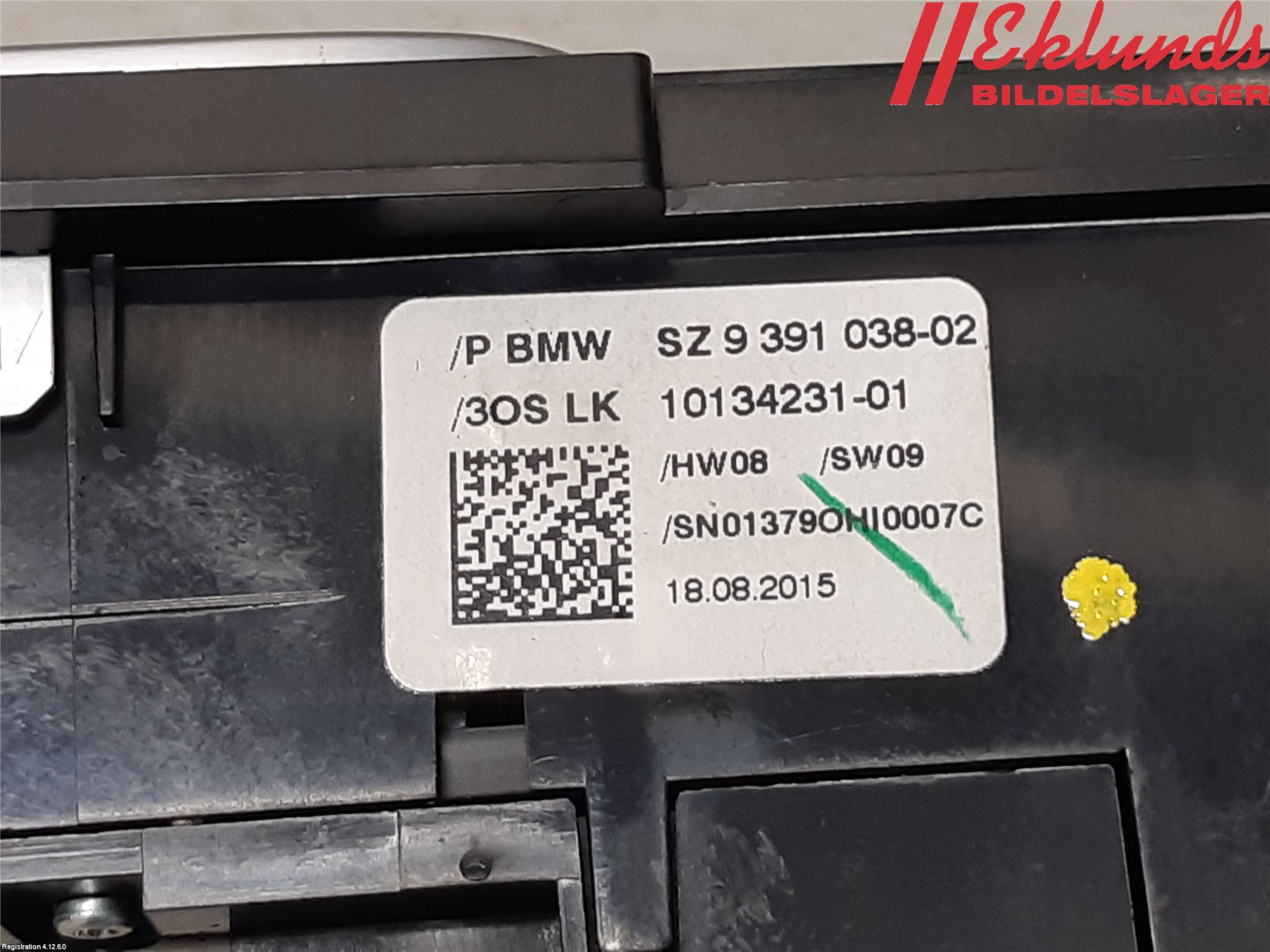 BMW 7 G11/G12 15-22 Strömställare Multifunktion