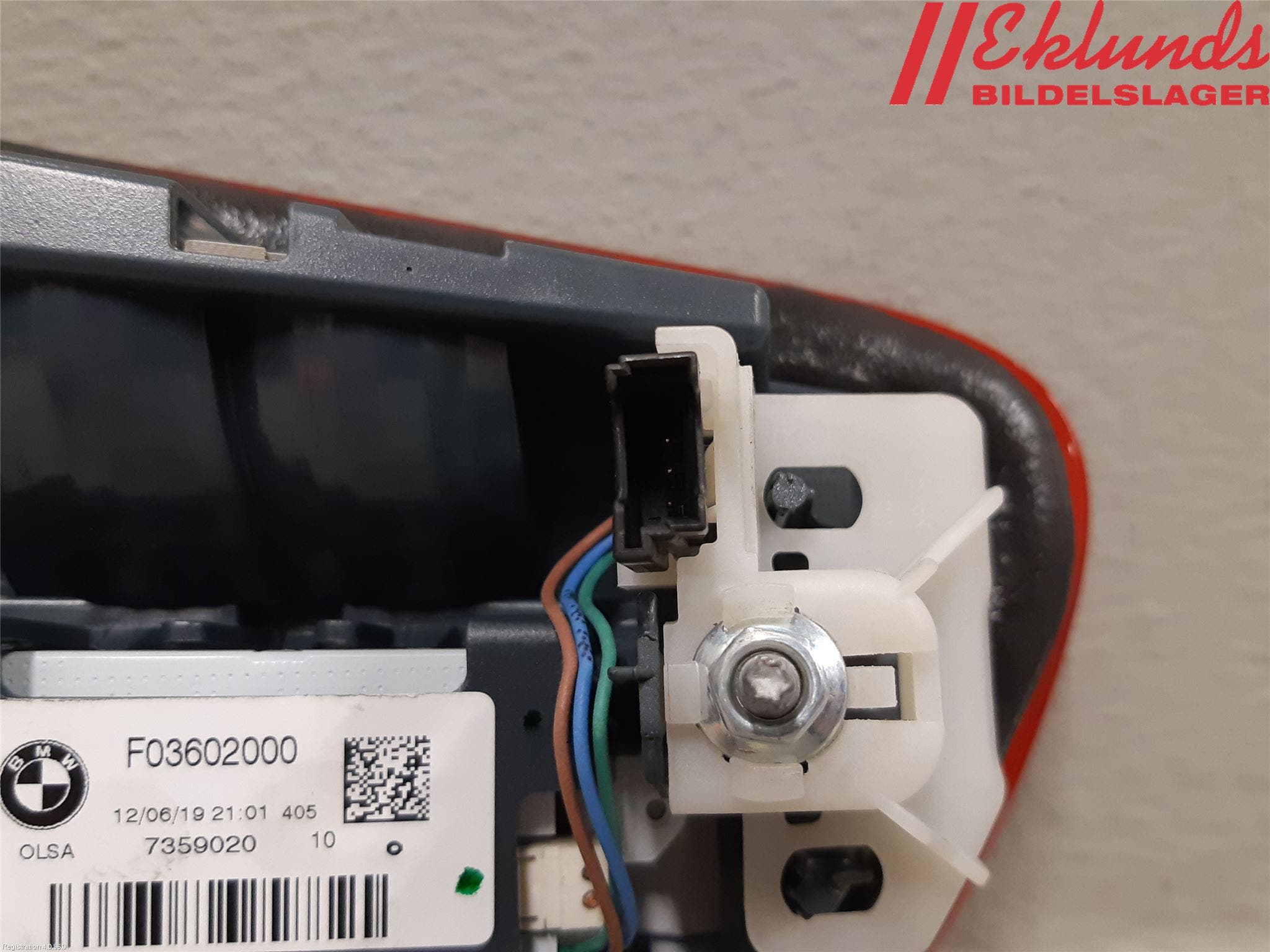 BMW 1 F20/F21 11-19 Bakljus Lucka Hö