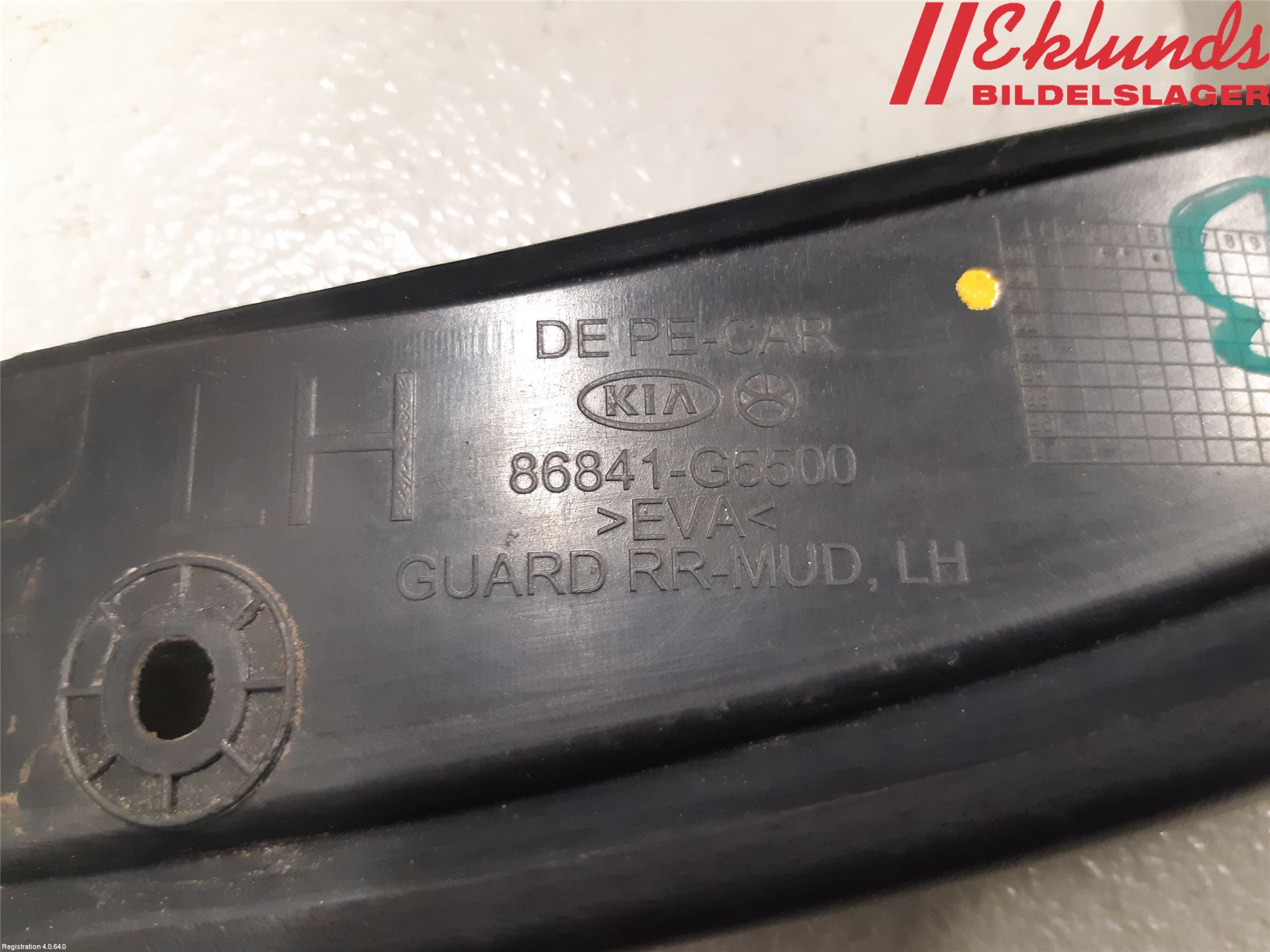 Kia NIRO (DE) 17-22 Stänkskydd