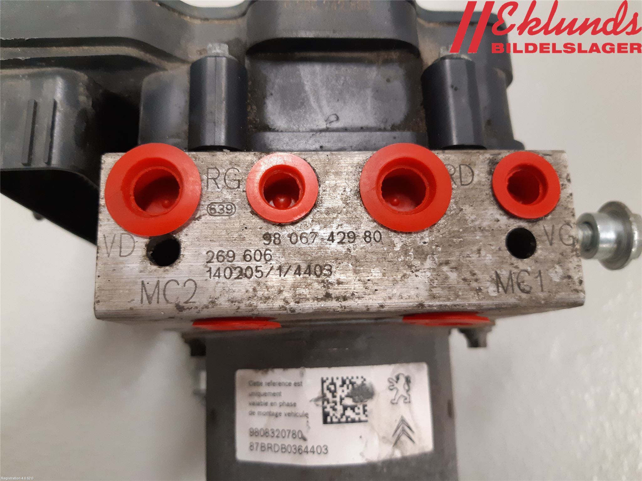 Citroen C4 GRAND PICASSO 14-18 Abs Hydraulaggregat