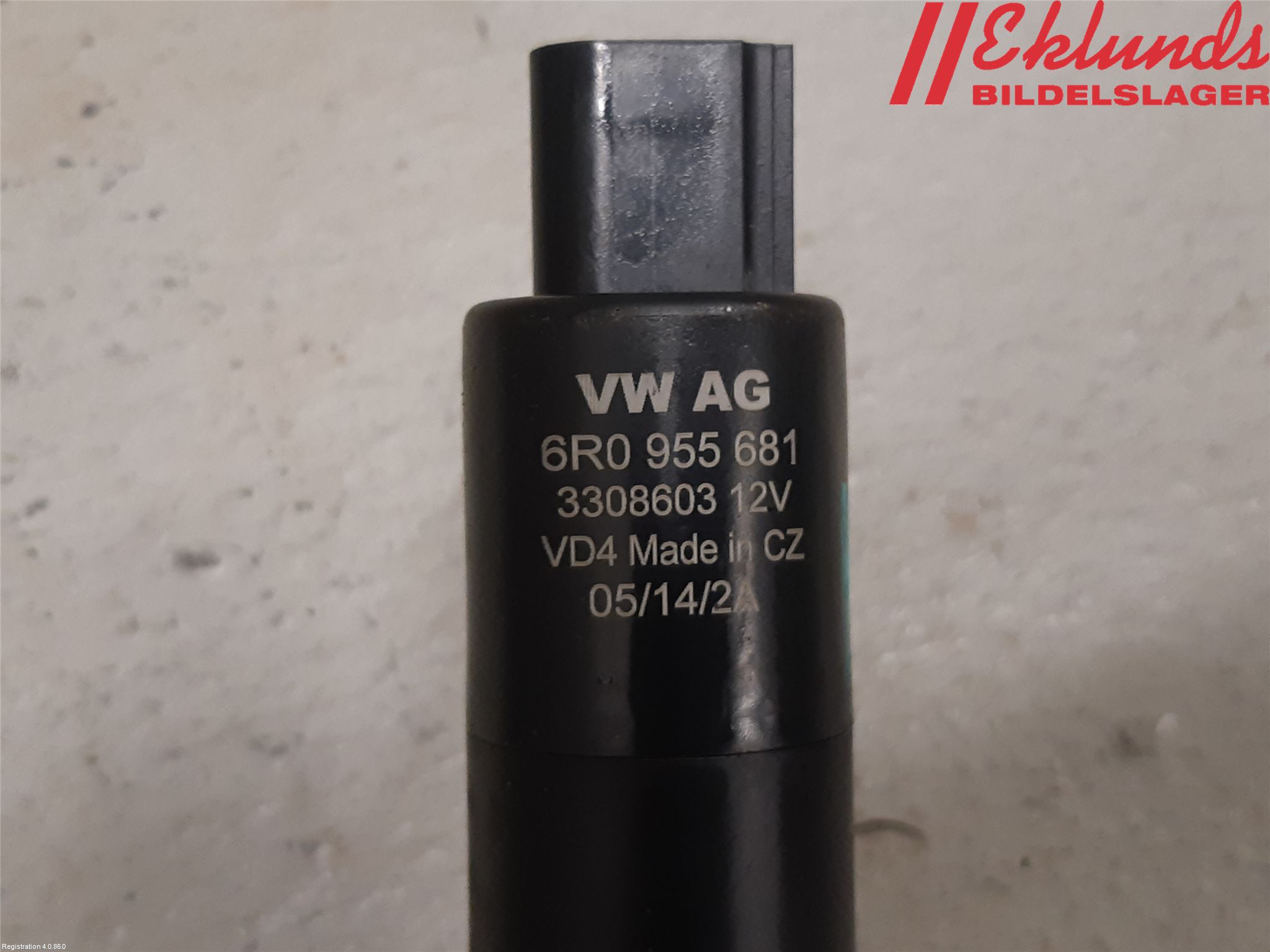 Volkswagen VW PASSAT 11-14 Spolarpump Högtryck