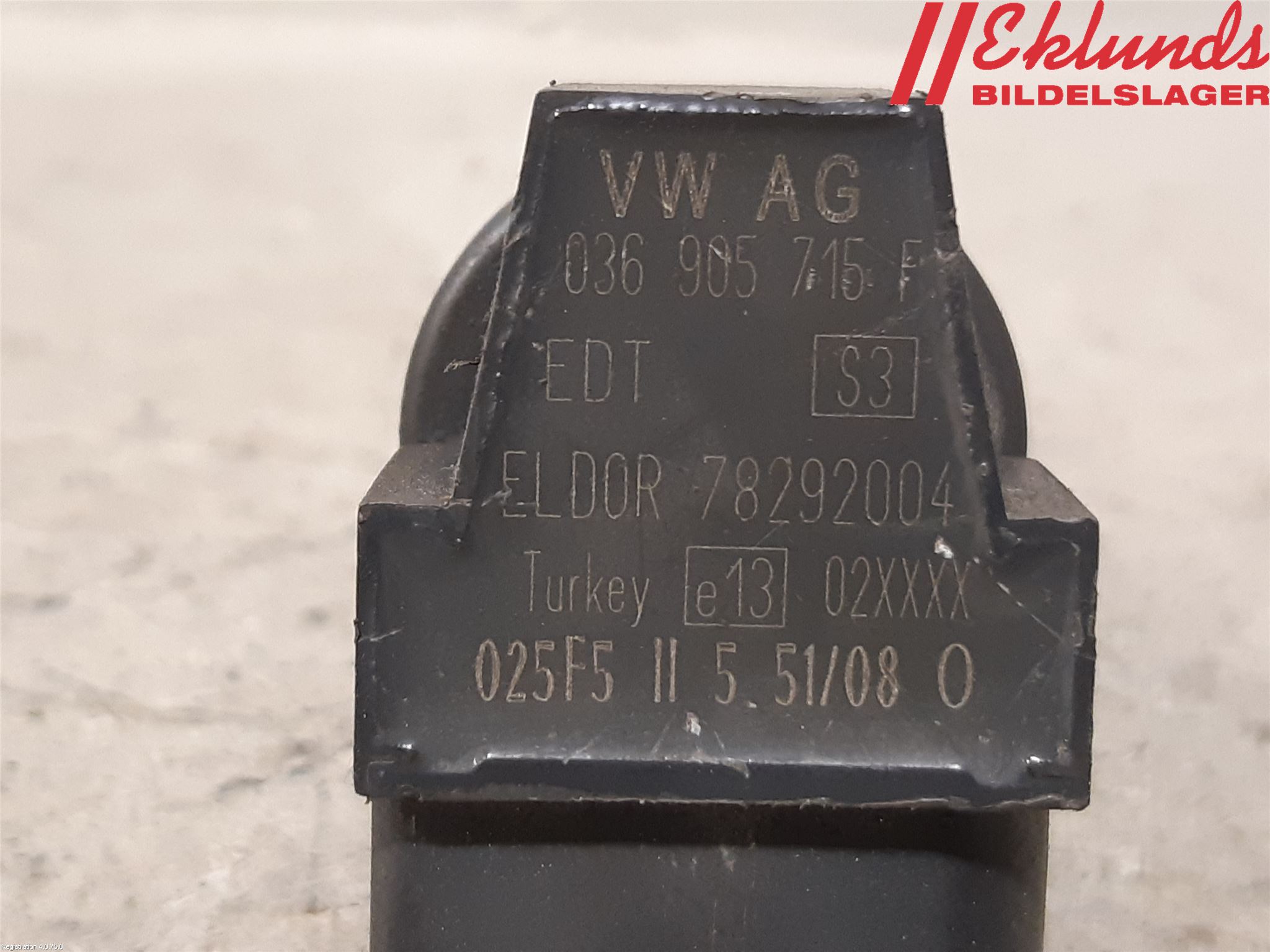 Volkswagen VW GOLF PLUS/CROSS GOLF 04-14 Tändspole
