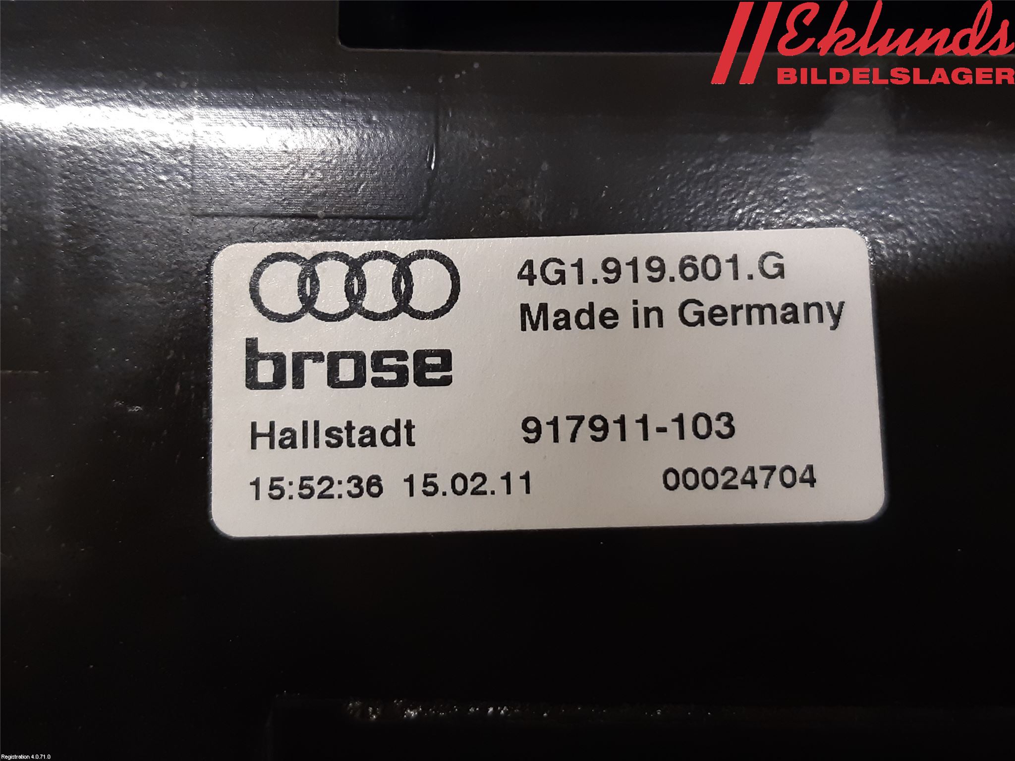 Audi A7/S7 4G 11-17 Bildskärm