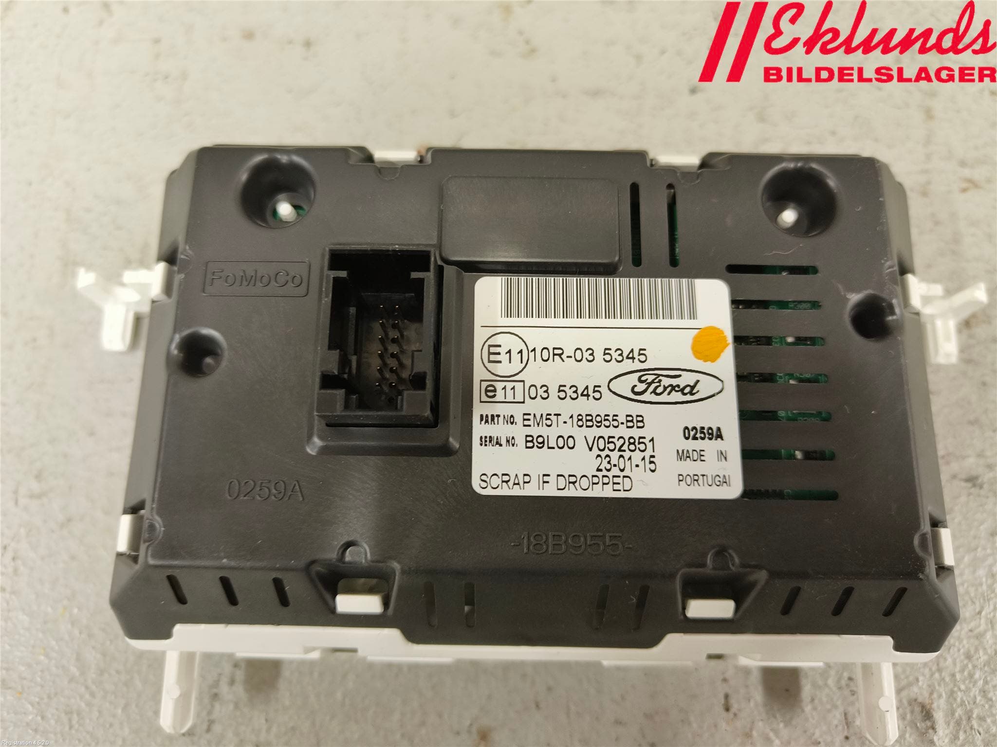 Ford TRANSIT/TOURNEO CONNECT 13-22 Färddator