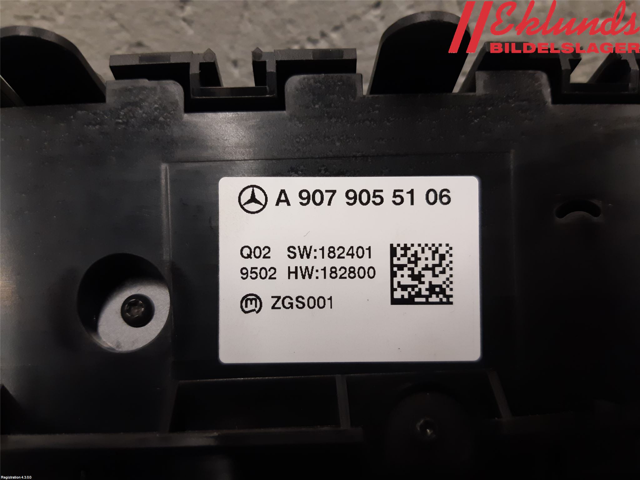 Mercedes-Benz MB SPRINTER (W907/W910) 19- Ac Styrenhet Ac Manöveren