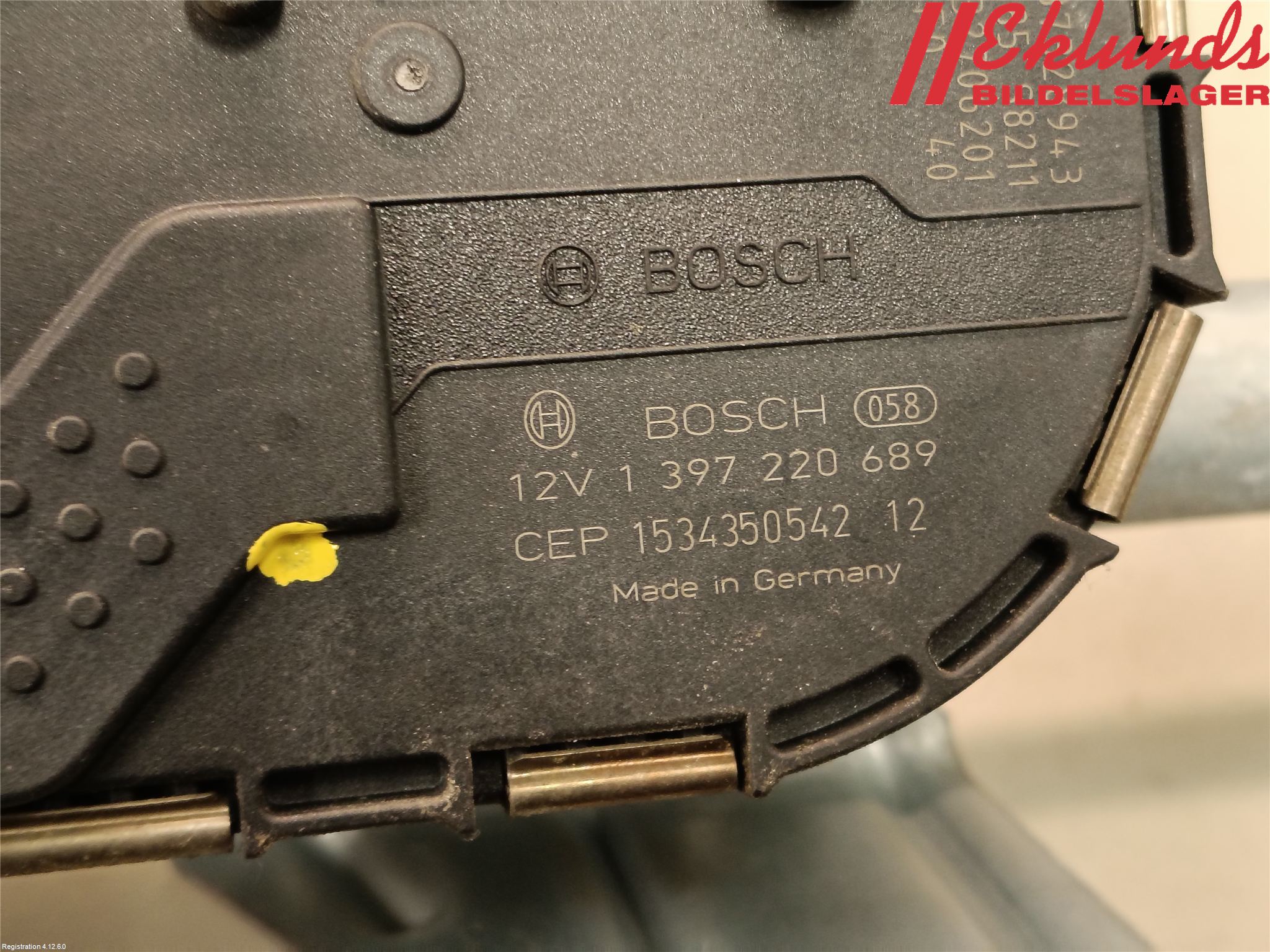 Seat LEON 13-20 Torkarmotor Vindruta