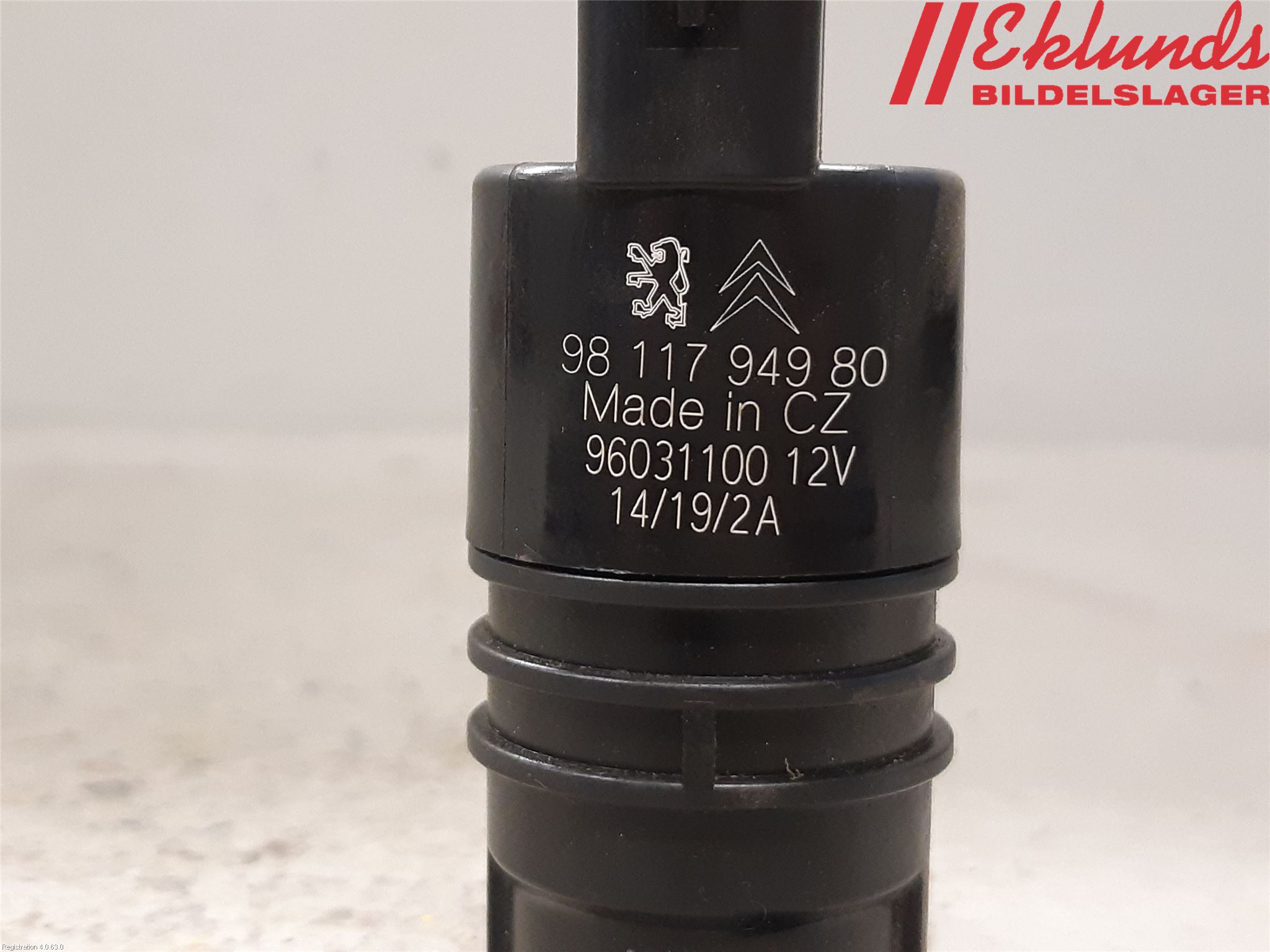 Toyota PROACE II 16- Spolarpump Vindruta
