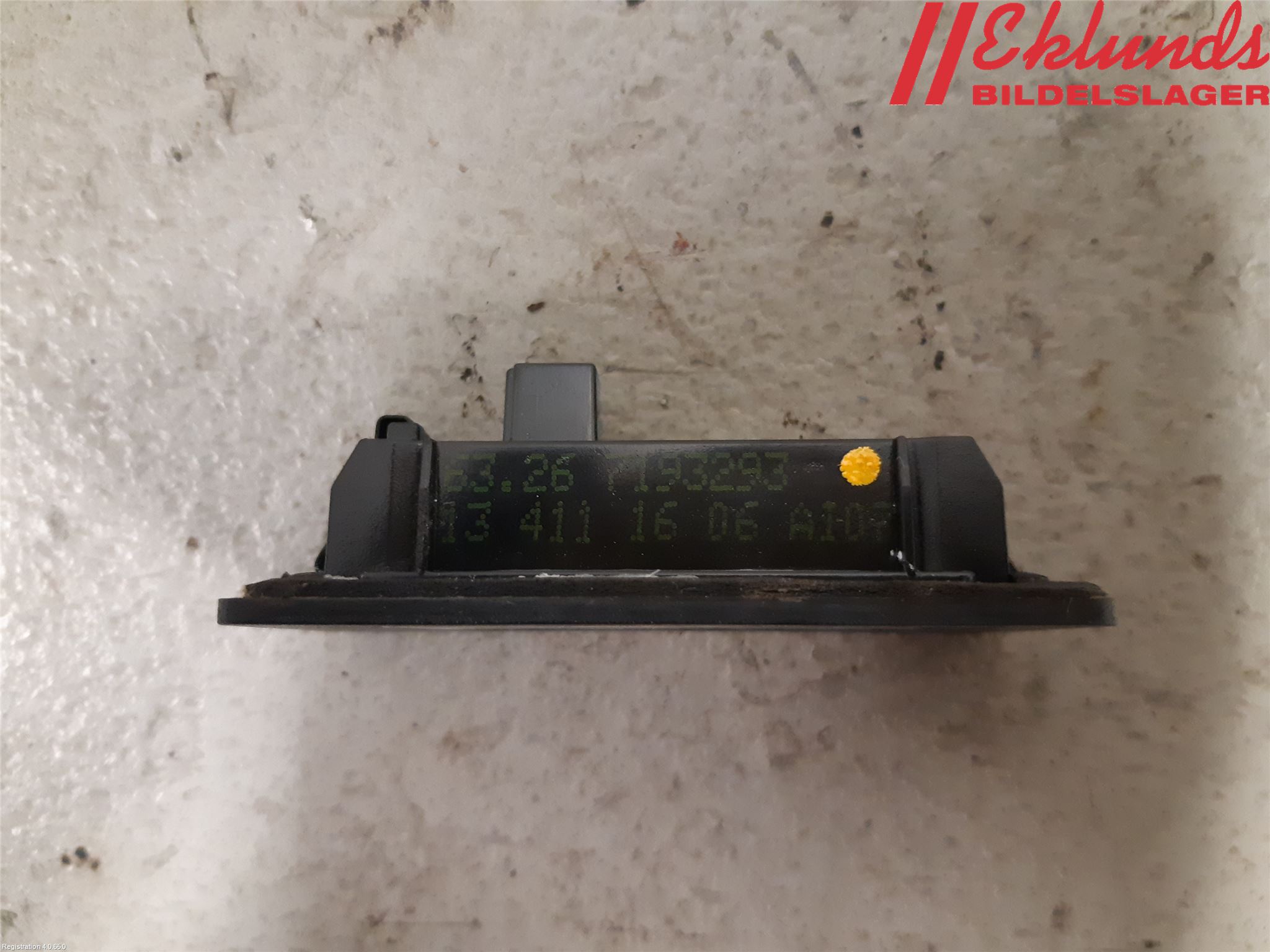 BMW X3 F25 10-17 Skylt Belysning