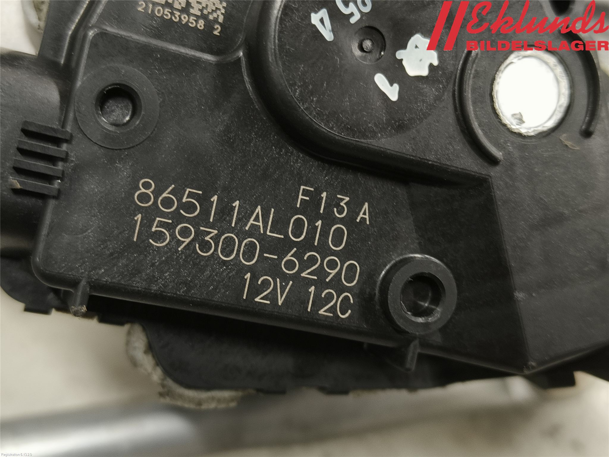Subaru OUTBACK 15-20 Torkarmotor Vindruta