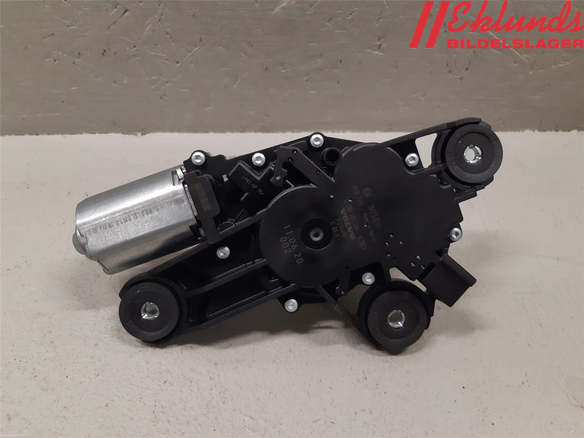Volvo V60 11-13 Torkarmotor Baklucka
