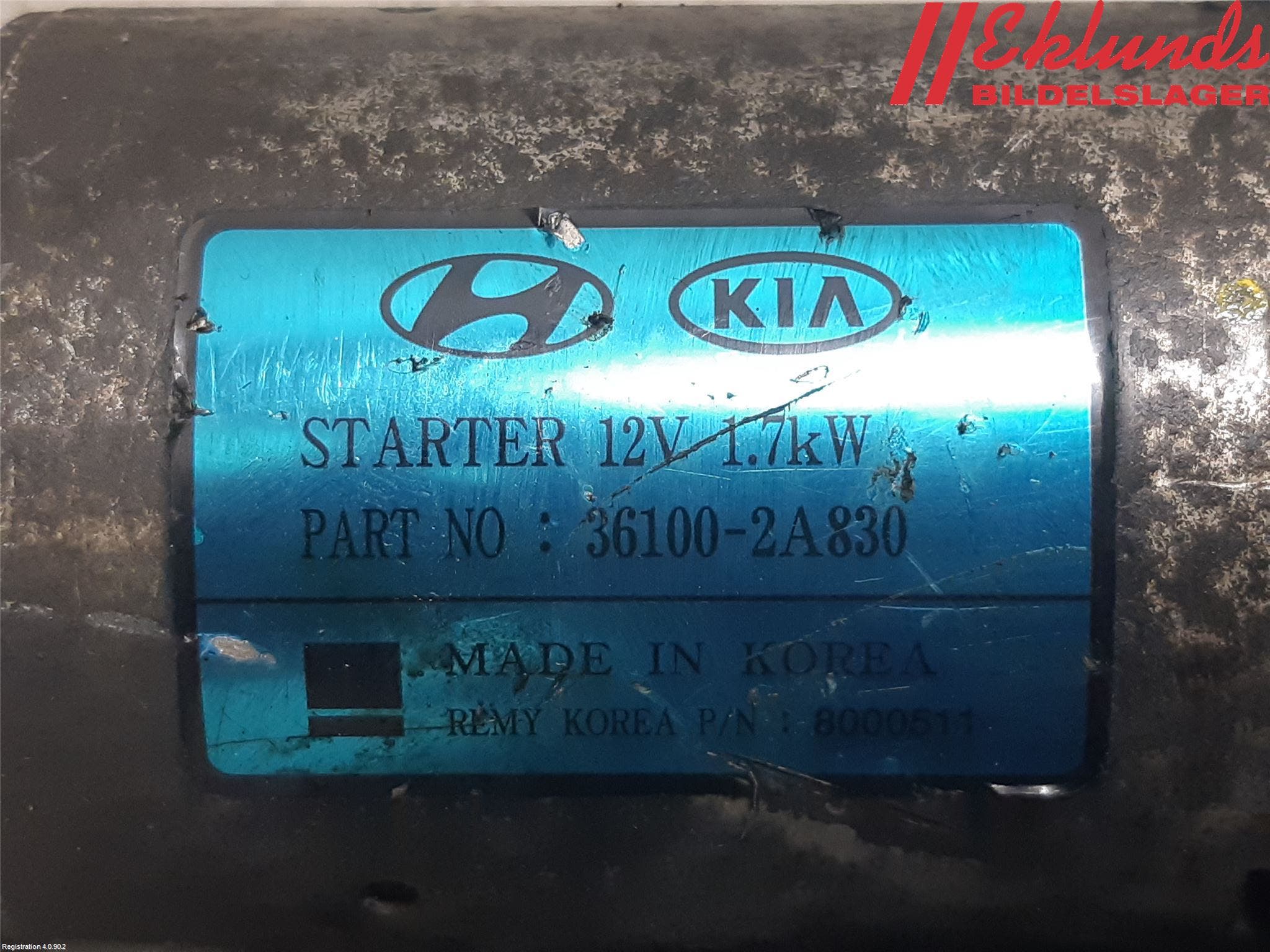 Hyundai i40 08-15 Startmotor Diesel