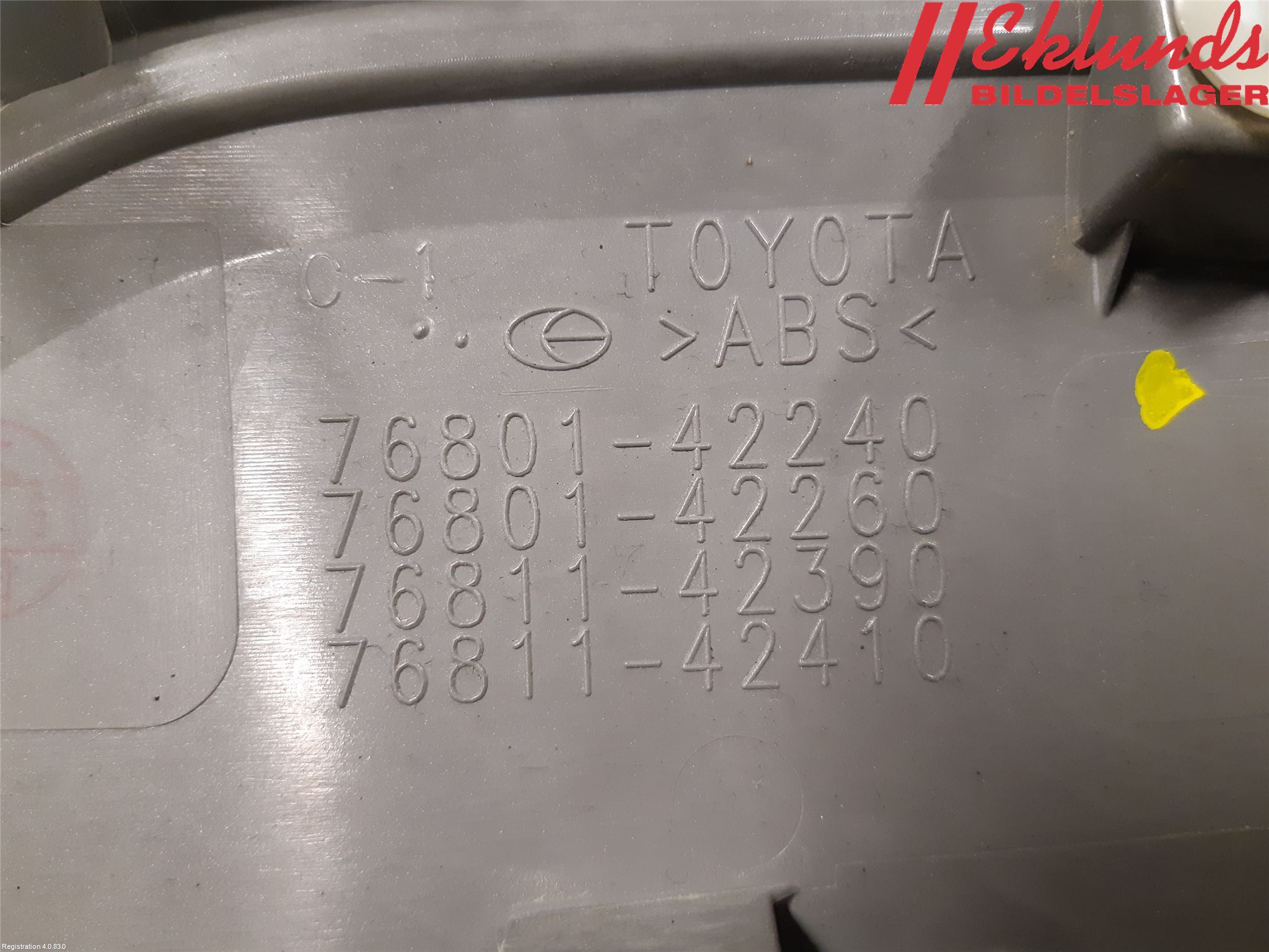 Toyota RAV4 19- List Bak-Baklucka