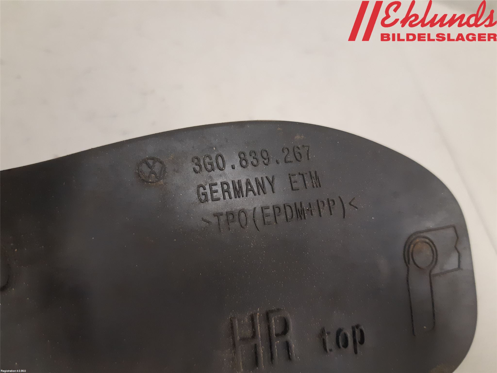 Volkswagen VW PASSAT 15-19 Dörrstopp