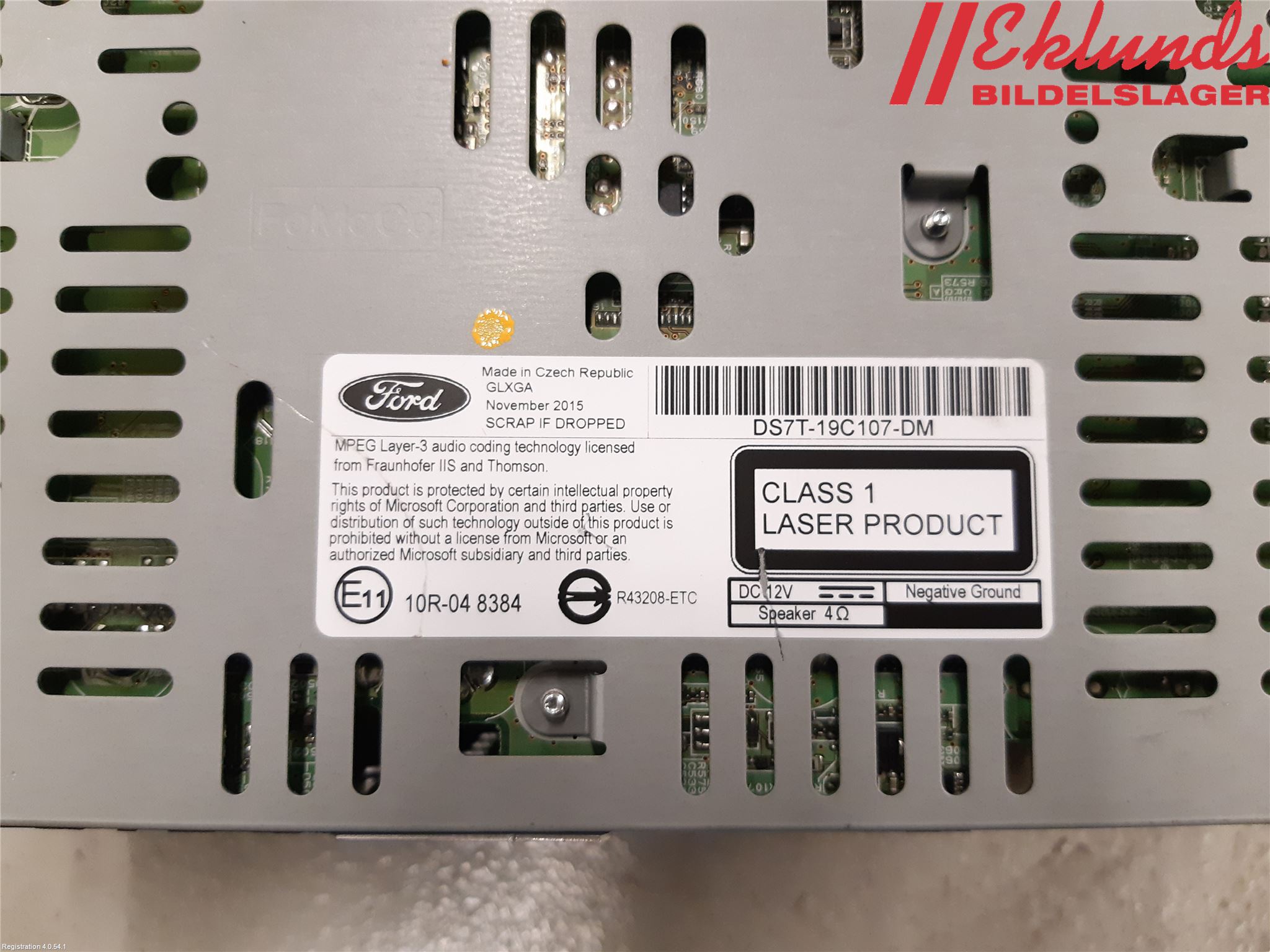 Ford MONDEO 15-22 Cd Radio - Multimediapanel